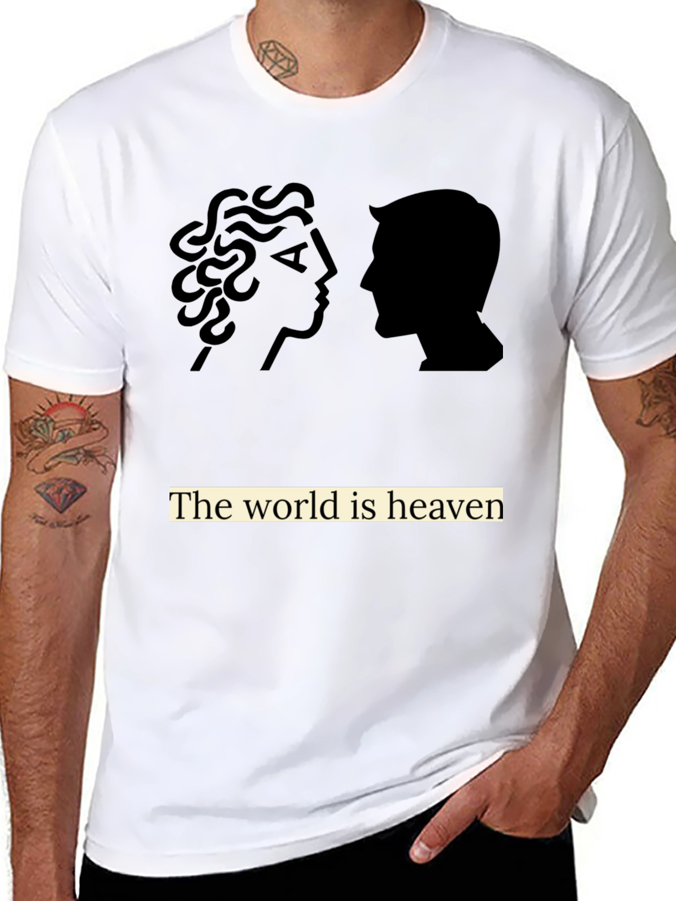 The World is Heaven Graphic T-Shirt
