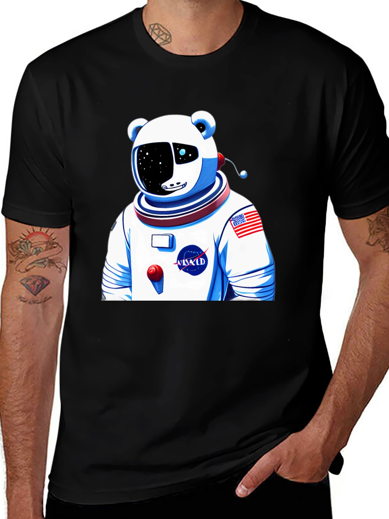 Astronaut Bear T-Shirt