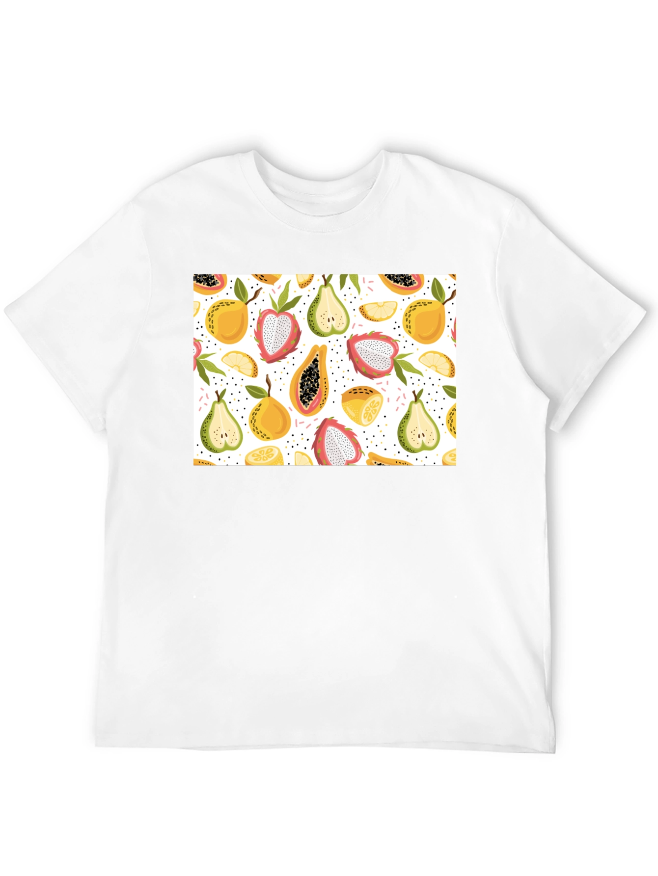 Trendy Fruit Pattern Tee