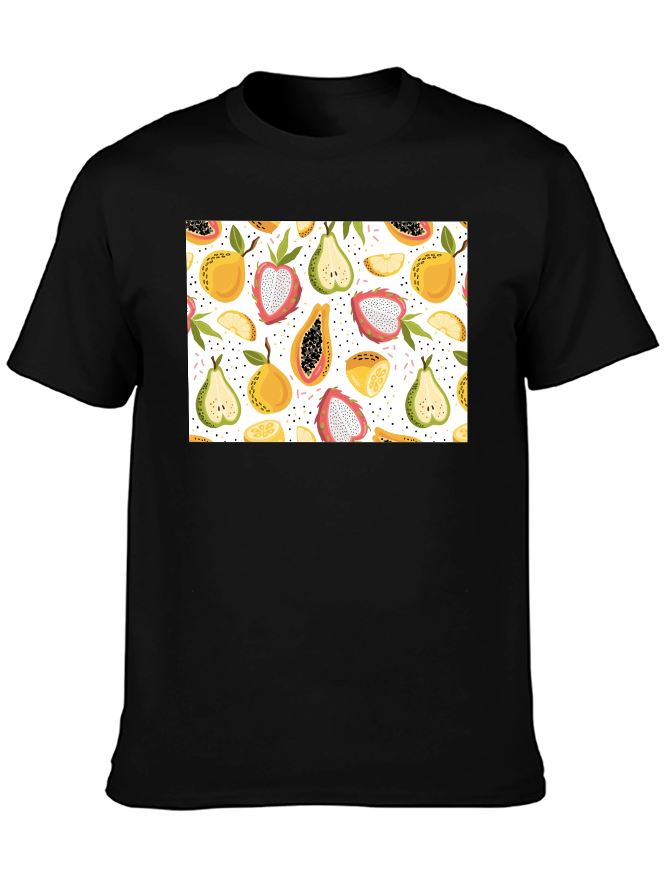 Trendy Fruit Pattern Tee