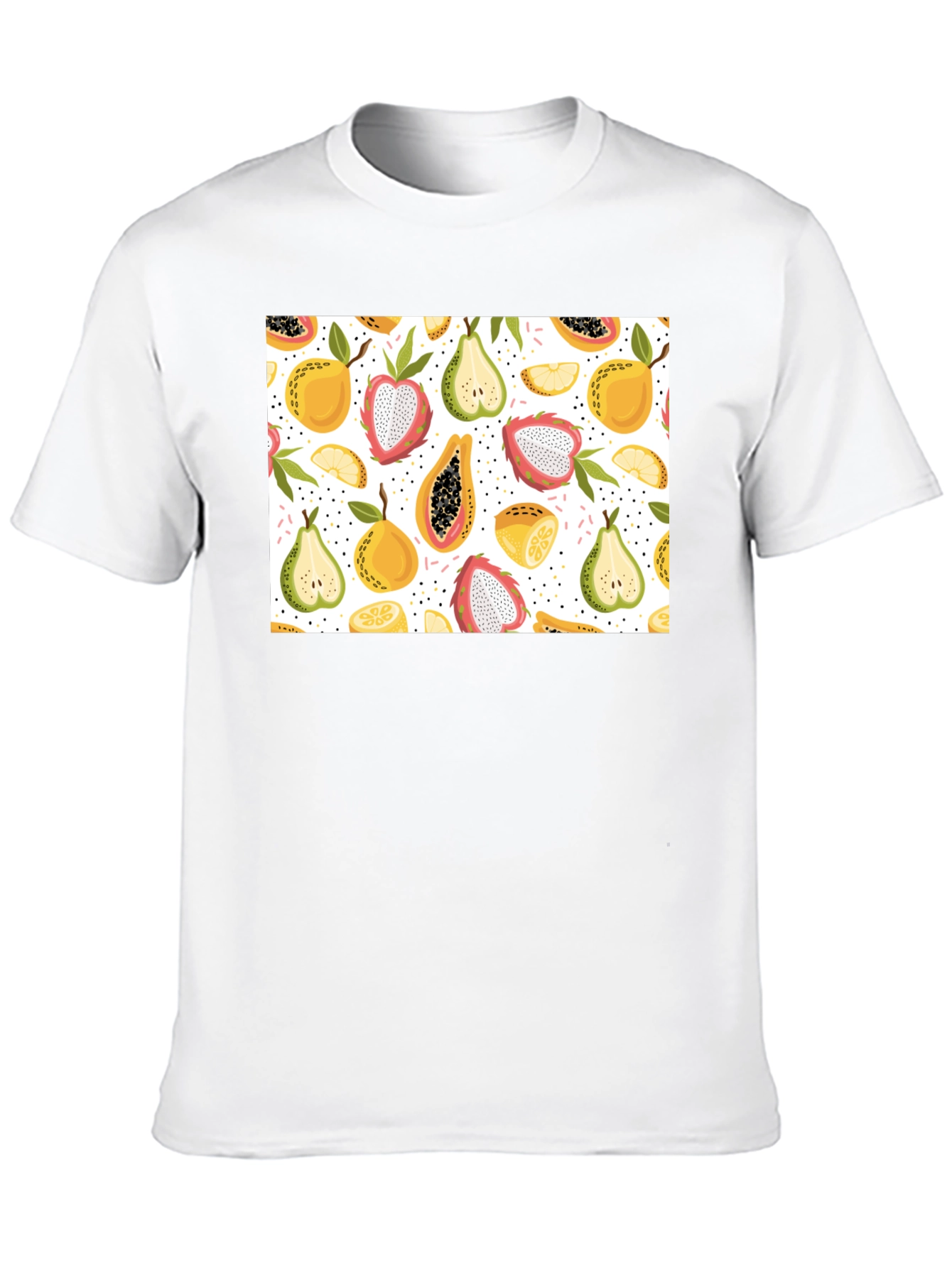 Trendy Fruit Pattern Tee