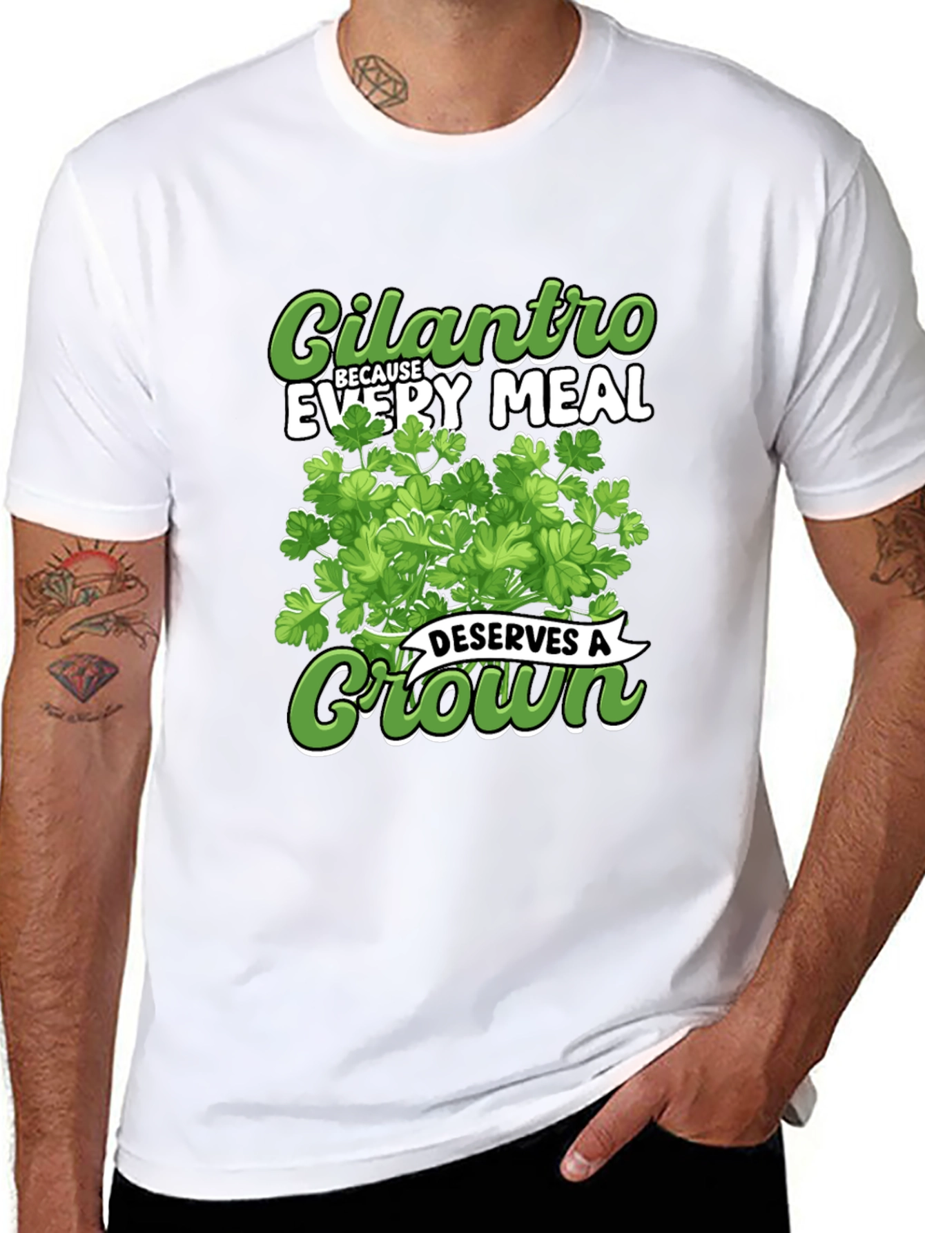 Cilantro Because Every Meal Deserves A Crown T-Shirt