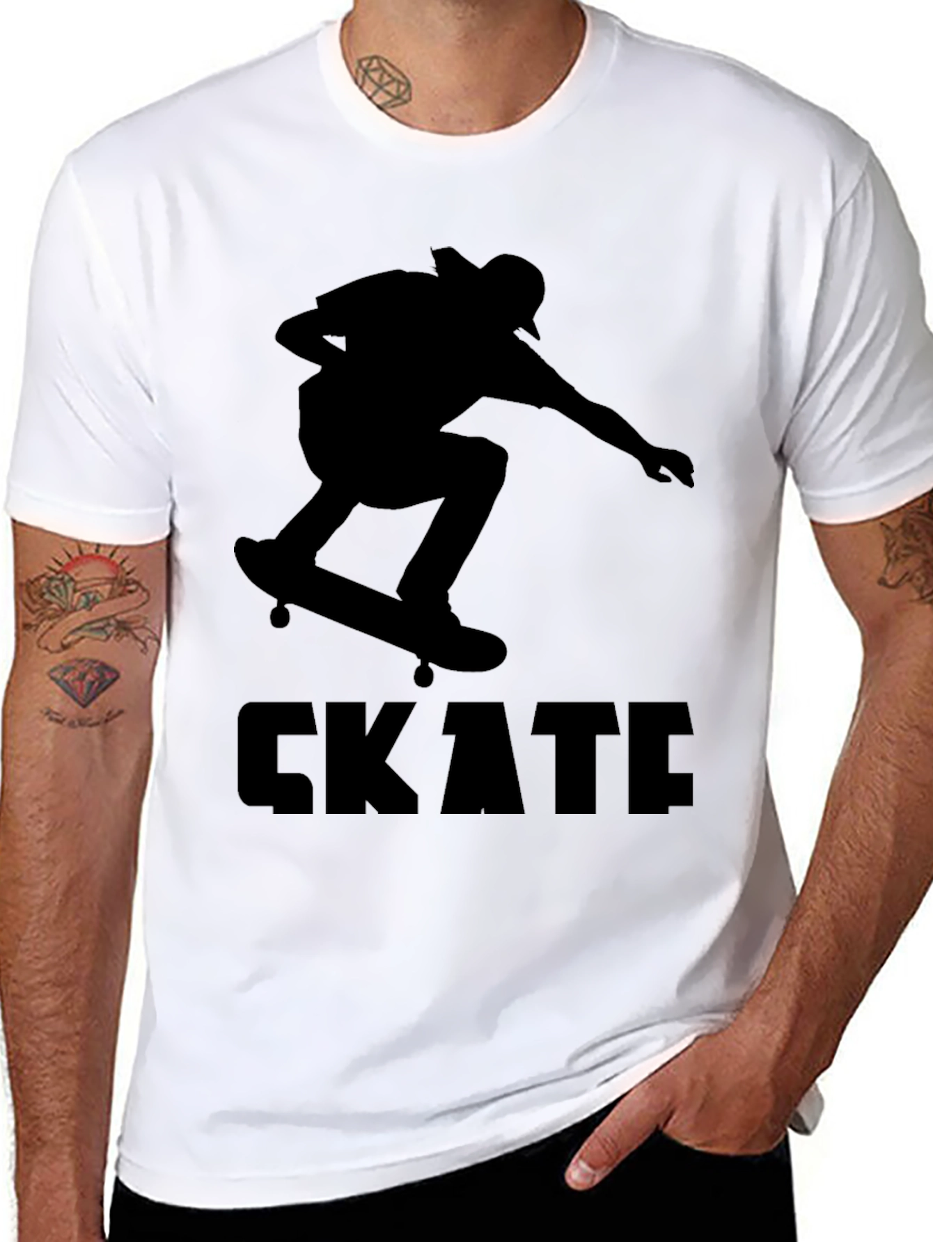 Skate Silhouette Black T-Shirt