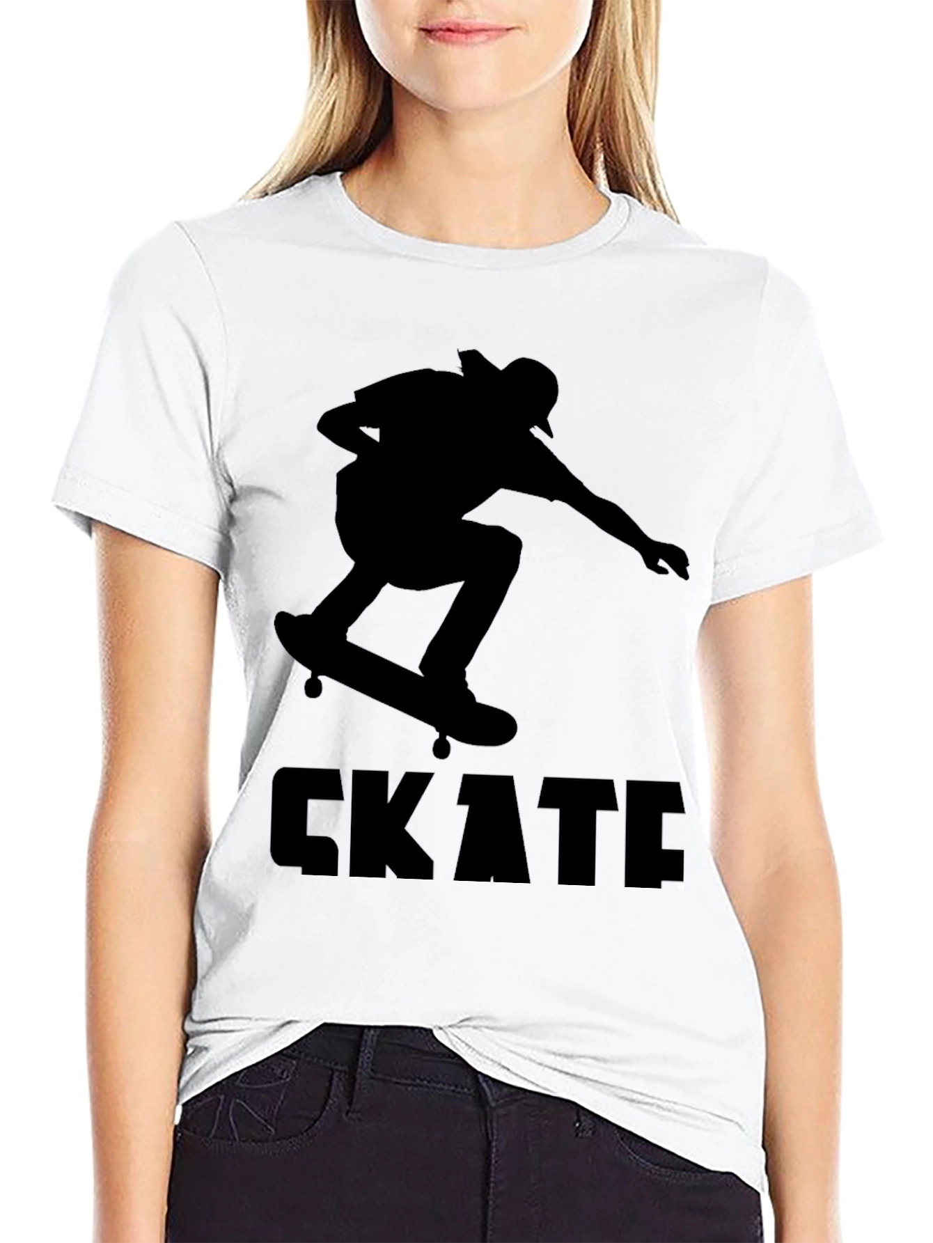 Skate Silhouette Black T-Shirt