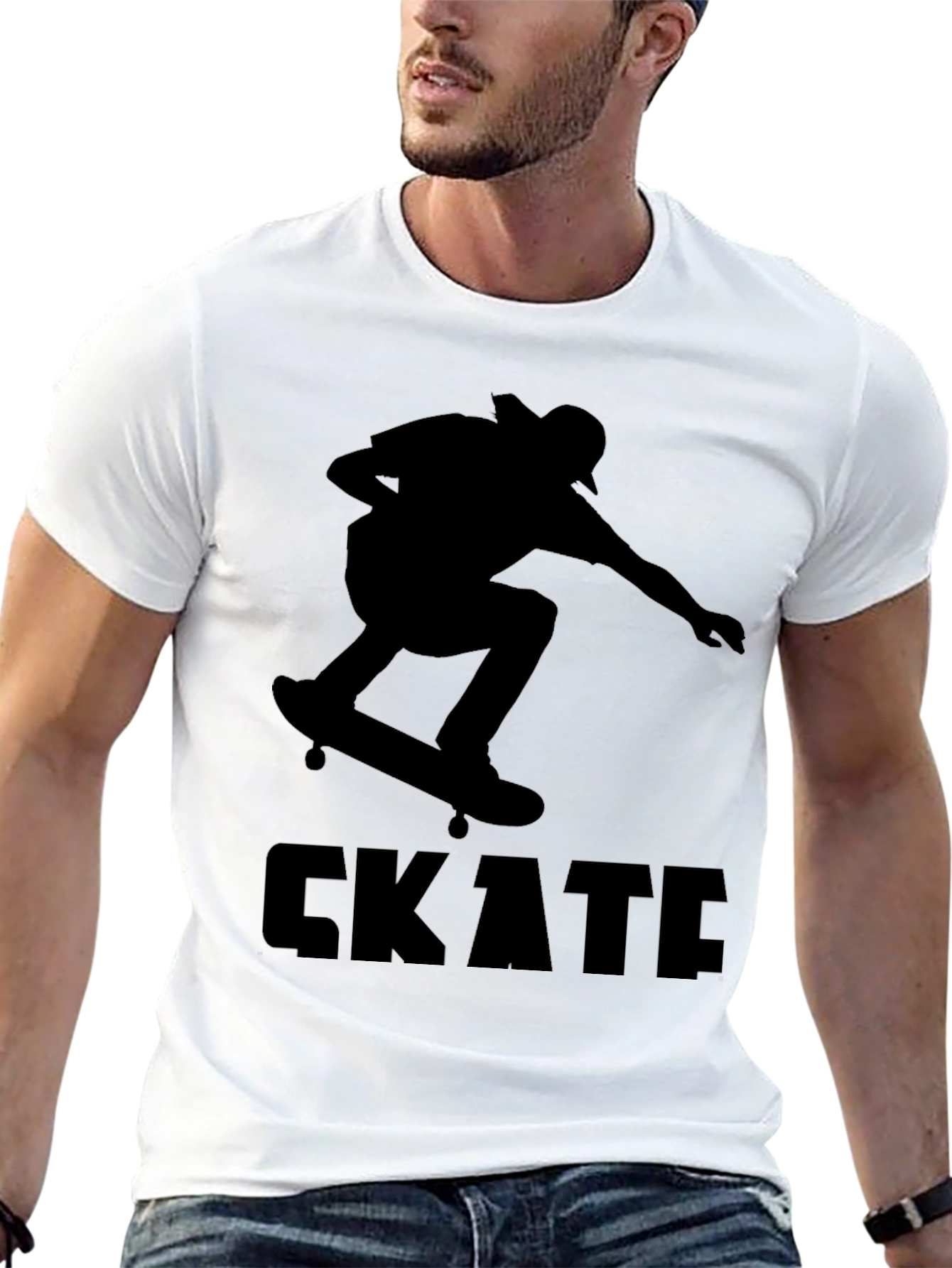 Skate Silhouette Black T-Shirt