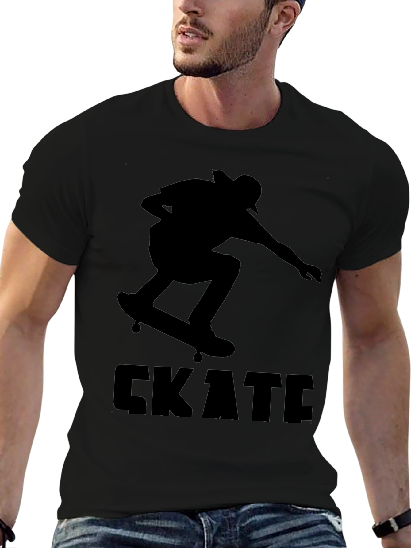 Skate Silhouette Black T-Shirt