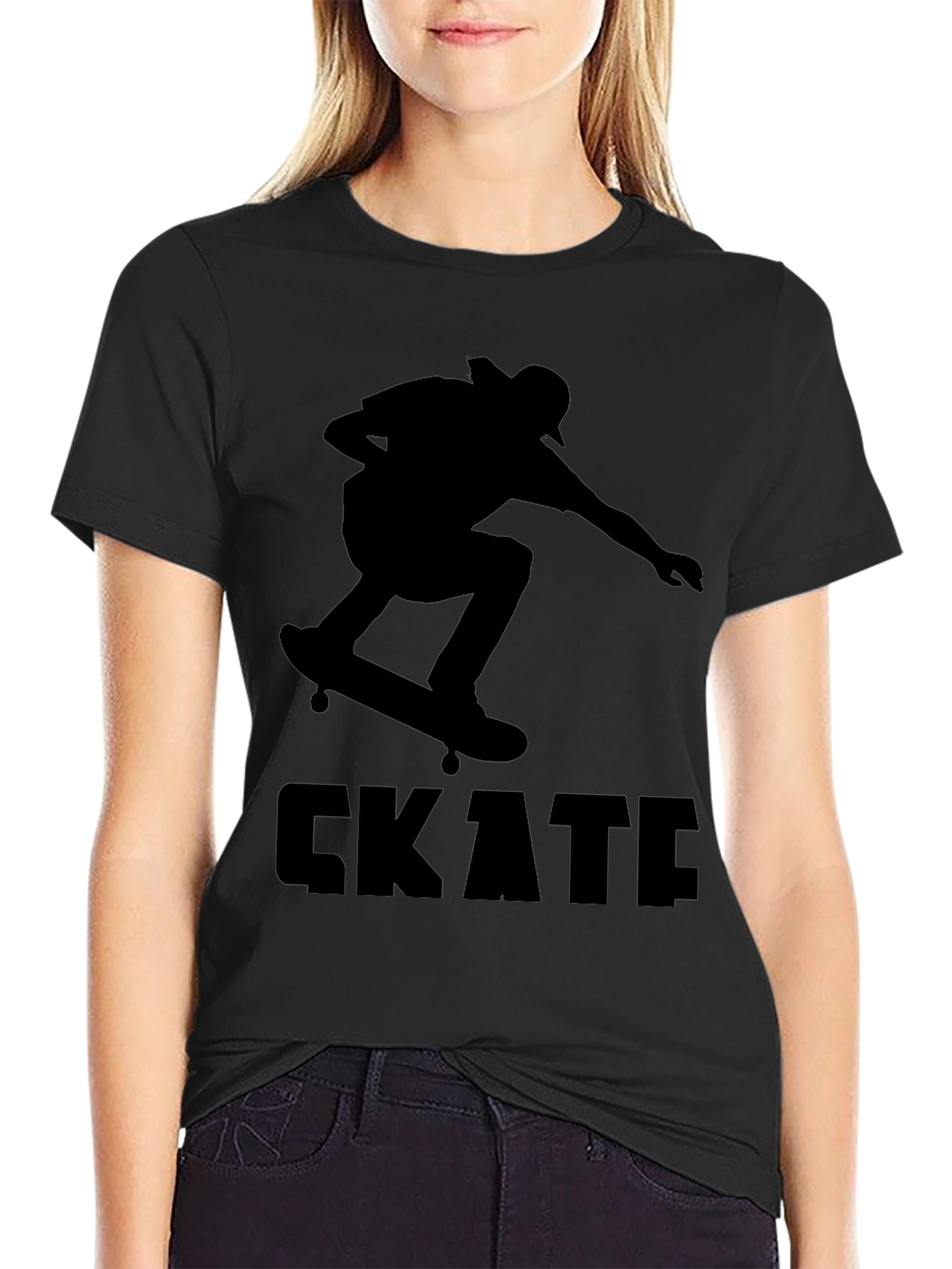 Skate Silhouette Black T-Shirt