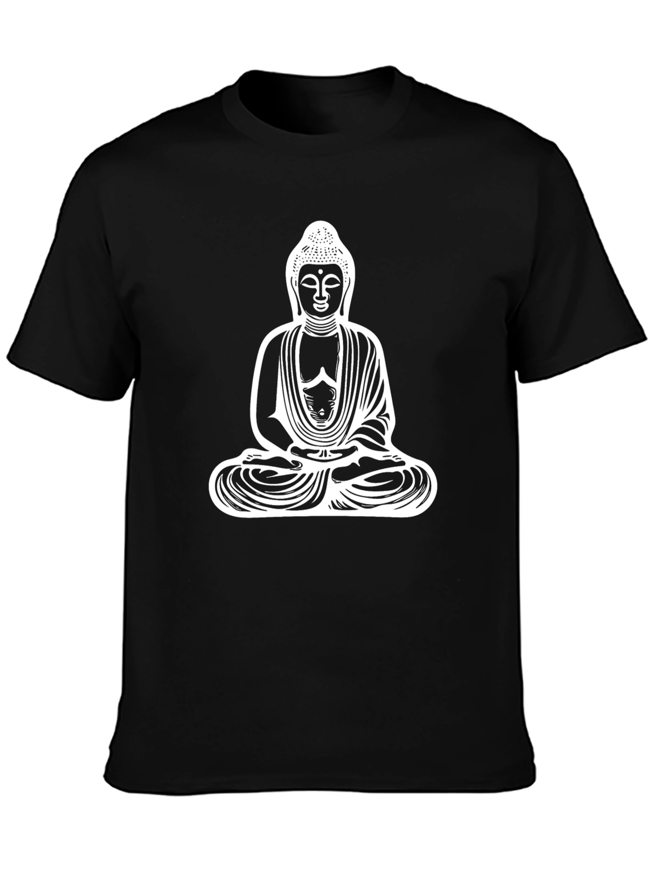 Buddha Graphic Tee - Meditate in Style!