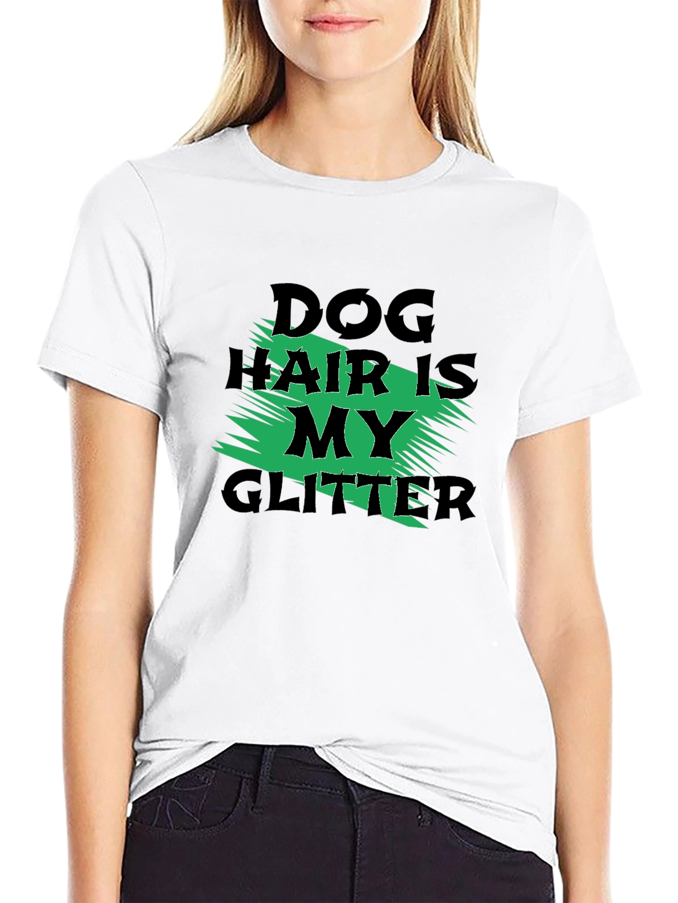 Dog Hair is My Glitter Graphic Tee