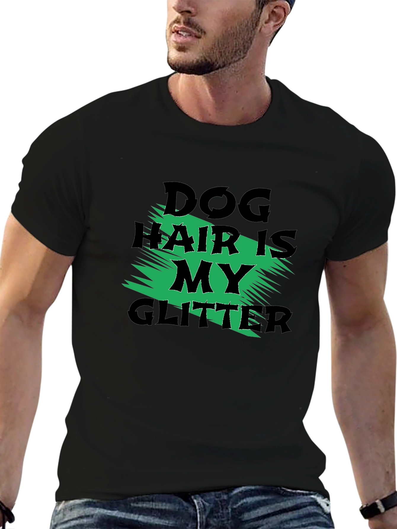 Dog Hair is My Glitter Graphic Tee