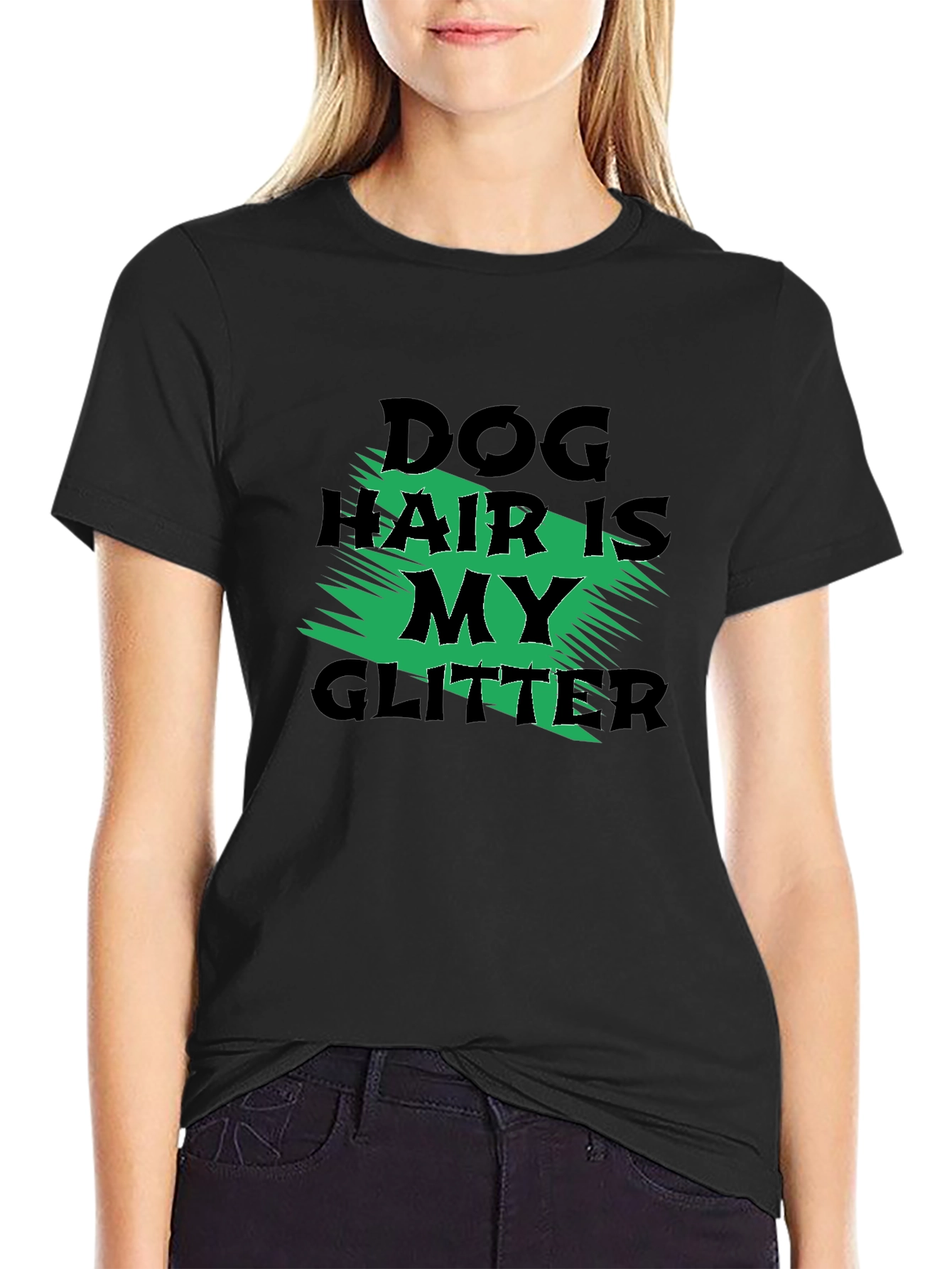 Dog Hair is My Glitter Graphic Tee