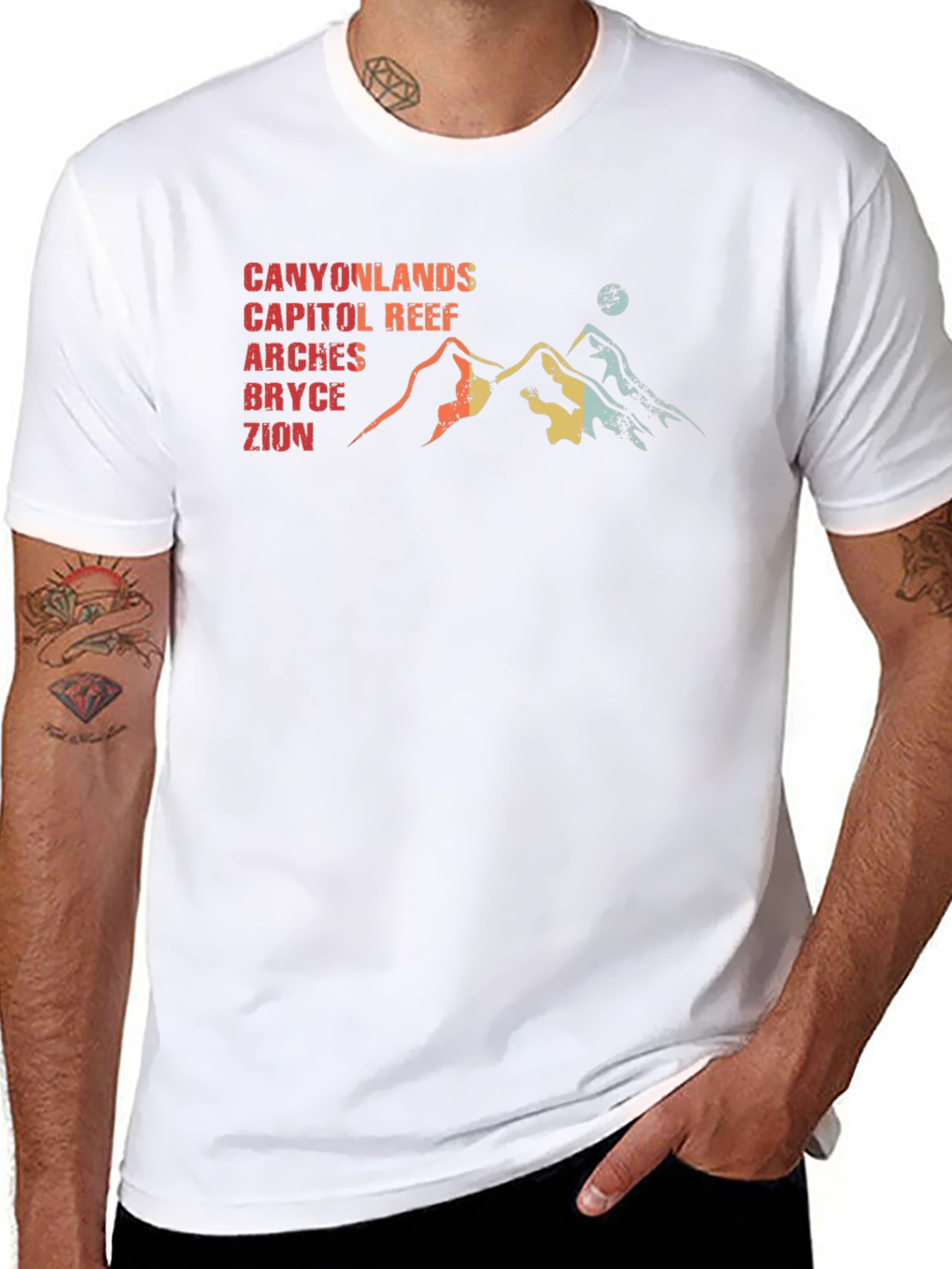 Utah National Parks T-Shirt - Canyonlands Arches Zion