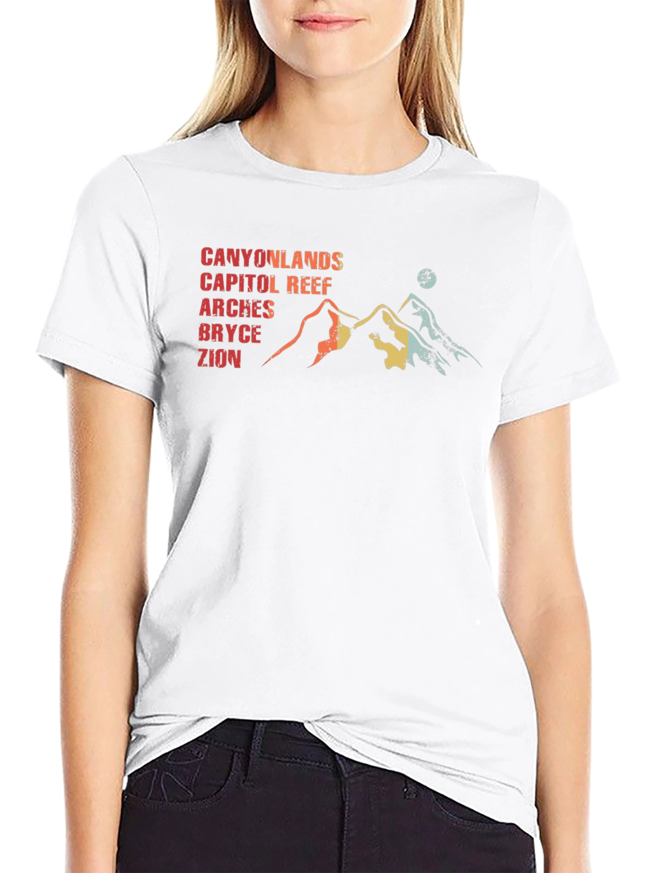 Utah National Parks T-Shirt - Canyonlands Arches Zion
