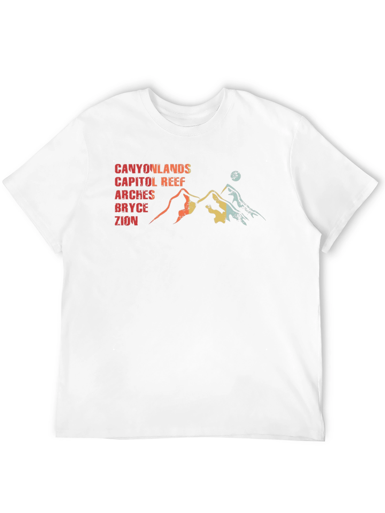 Utah National Parks T-Shirt - Canyonlands Arches Zion