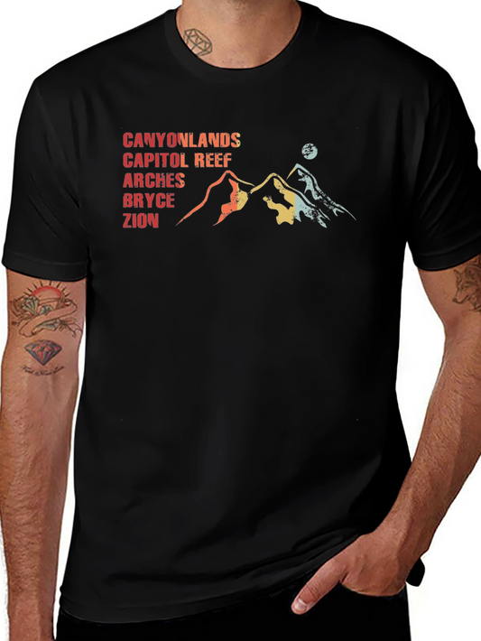 Utah National Parks T-Shirt - Canyonlands Arches Zion