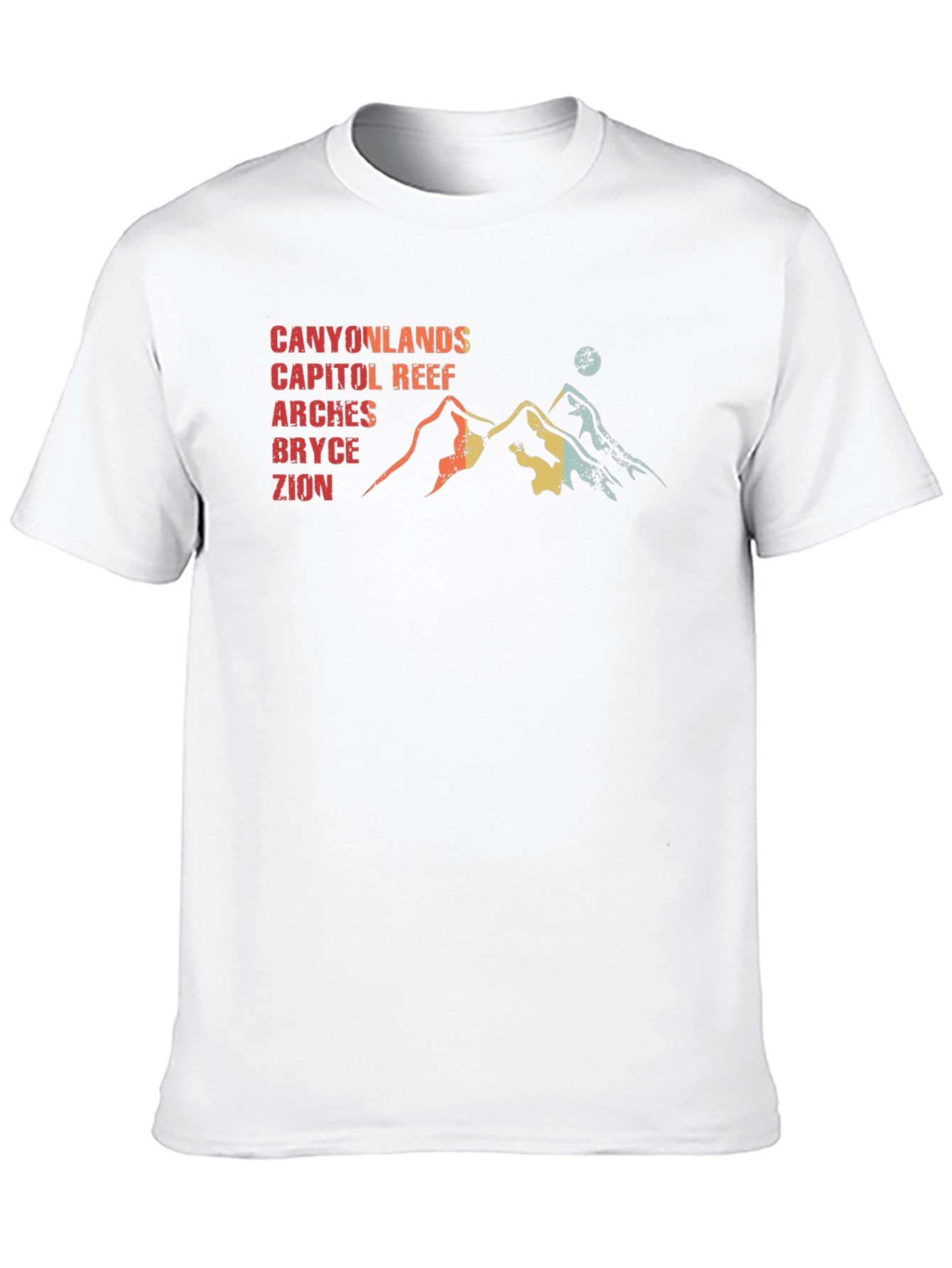 Utah National Parks T-Shirt - Canyonlands Arches Zion