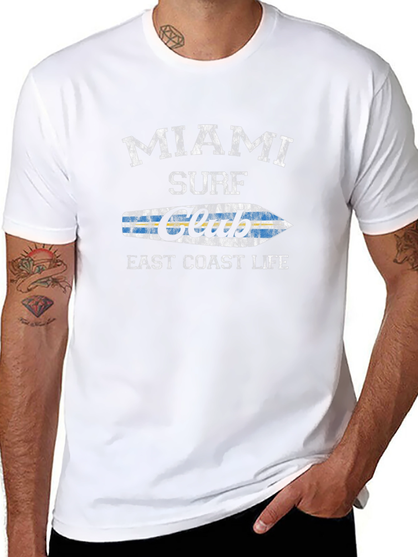 Miami Surf Club East Coast Life T-Shirt