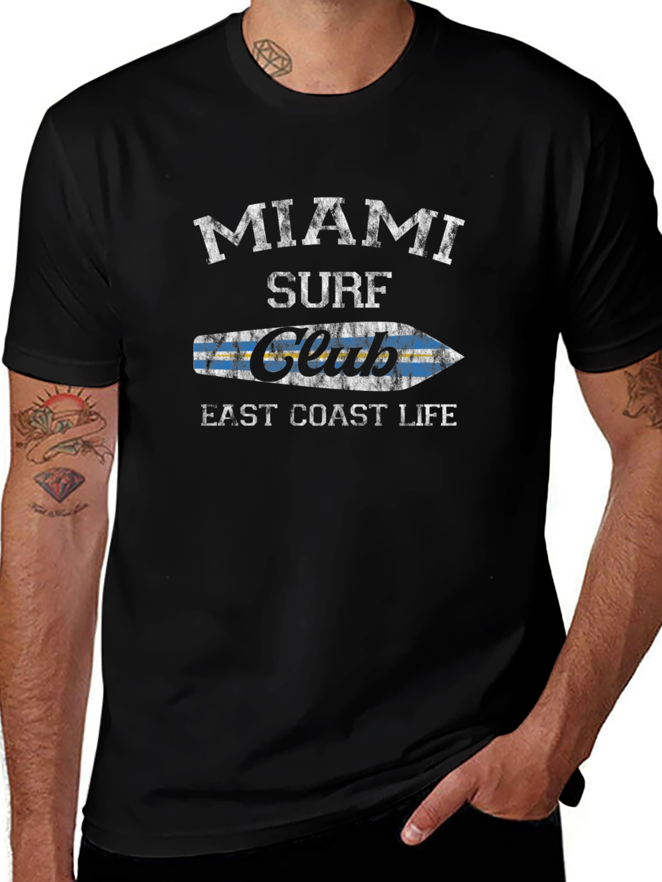 Miami Surf Club East Coast Life T-Shirt