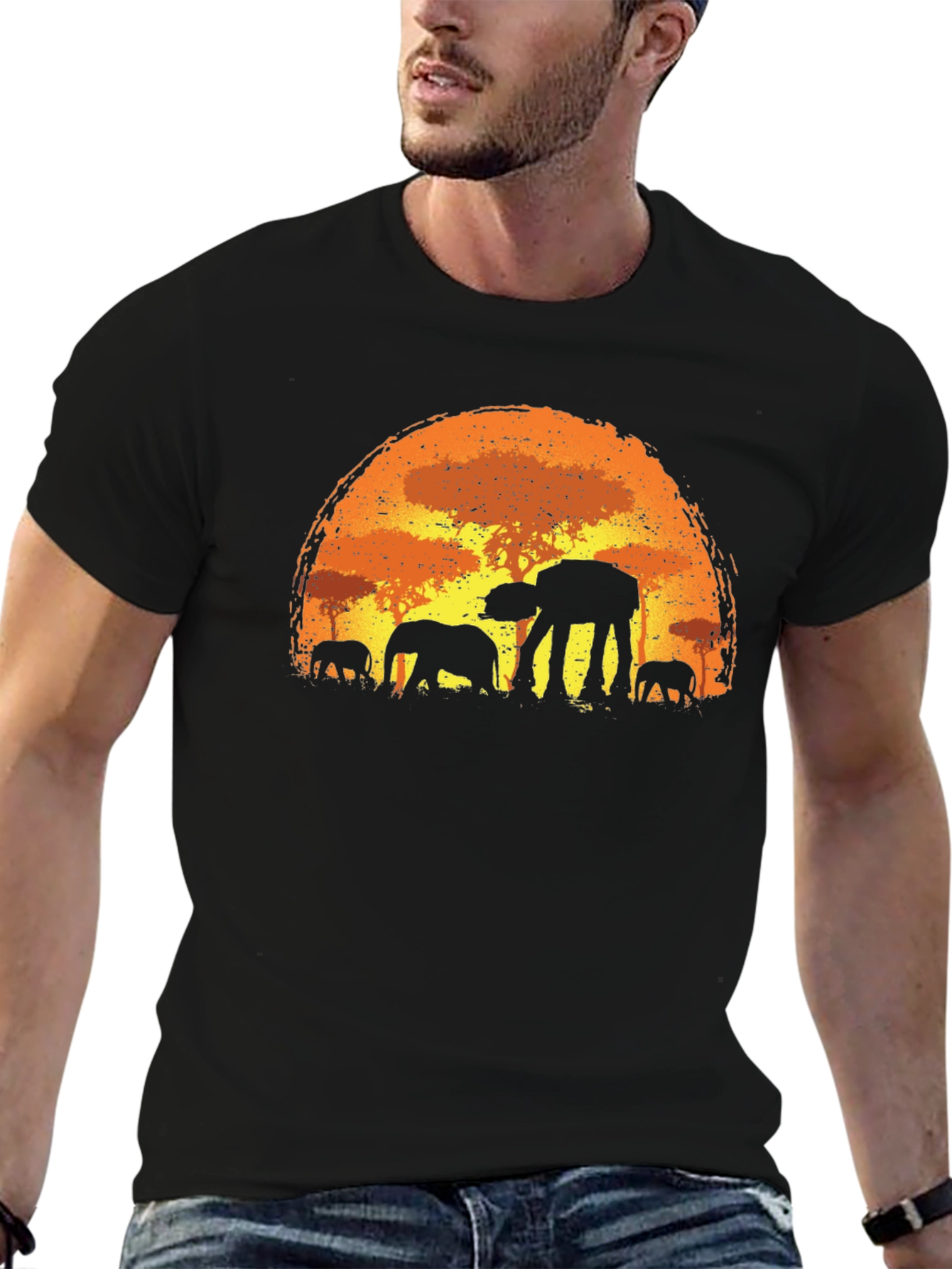 Star Wars AT-AT Walker Silhouette T-Shirt