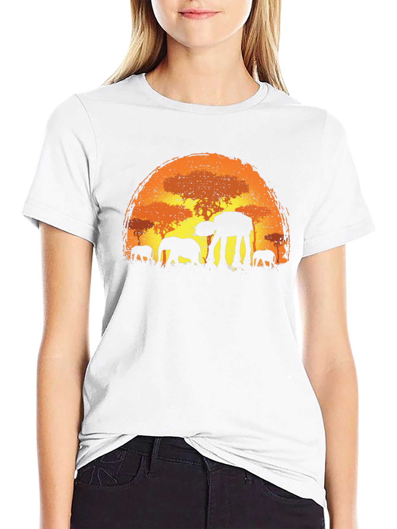 Star Wars AT-AT Walker Silhouette T-Shirt
