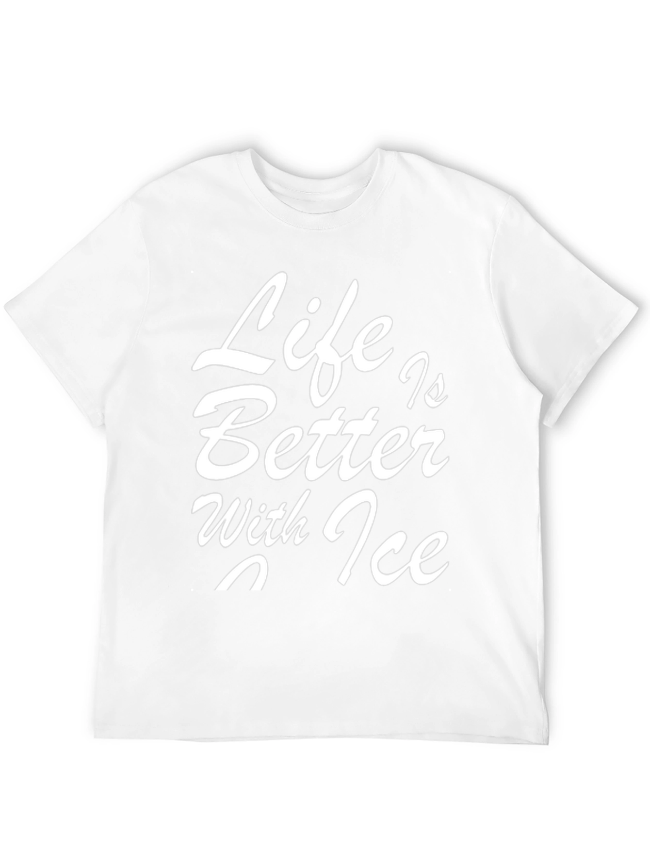 Life is Better with Ice Black T-Shirt