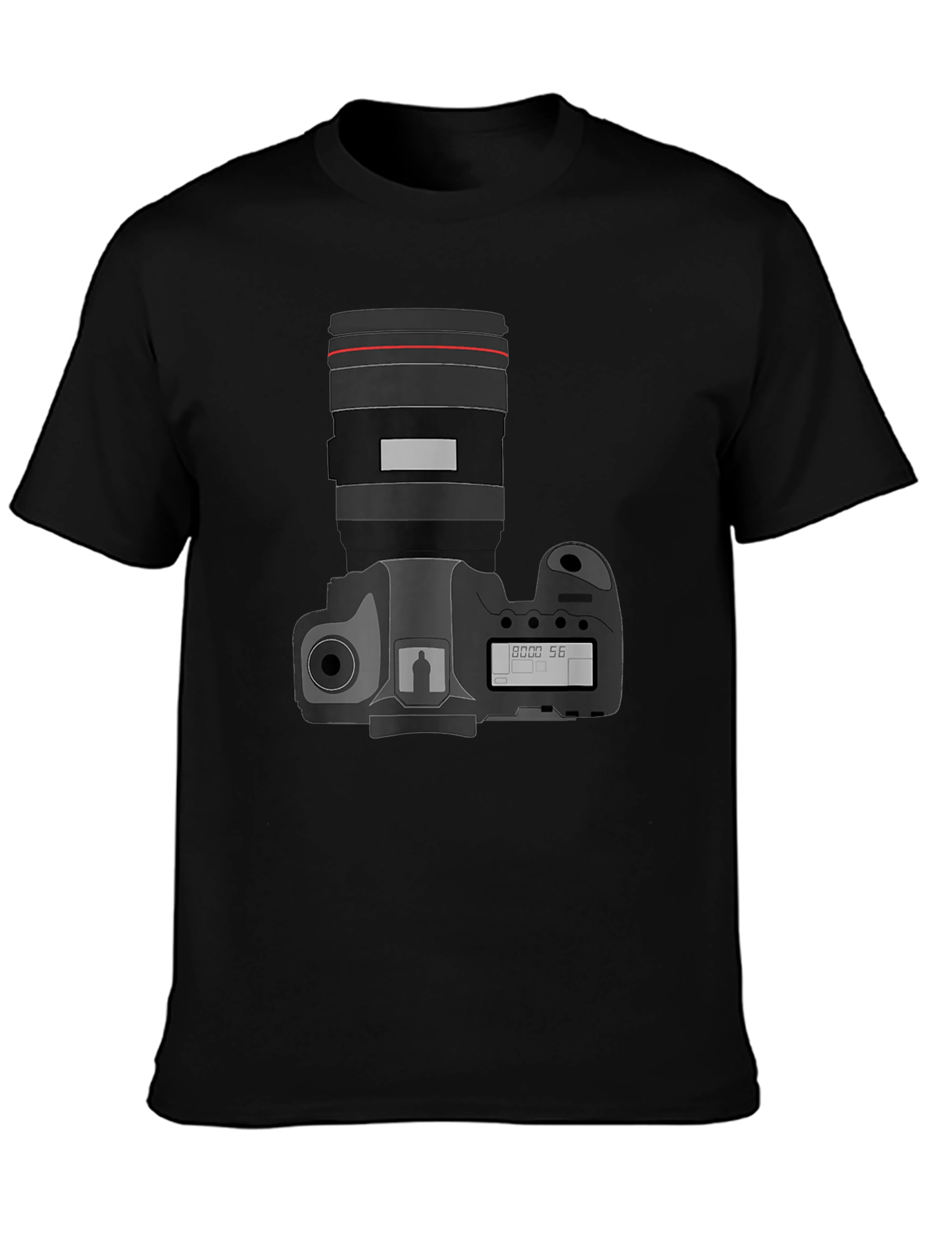 Camera Graphic Black T-Shirt - Photographers Essential