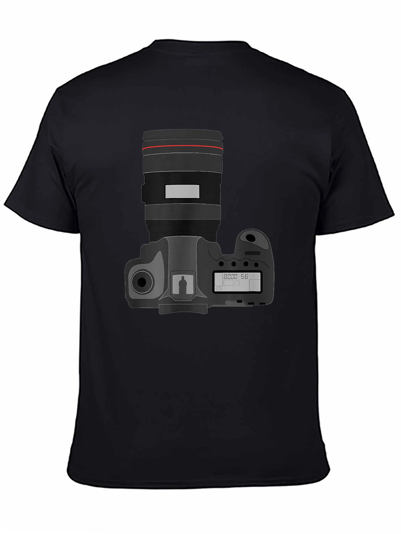 Camera Graphic Black T-Shirt - Photographers Essential