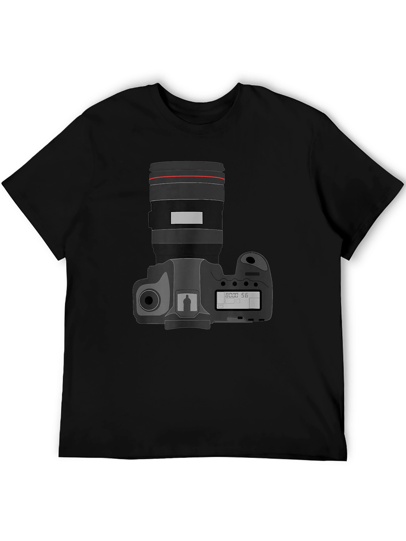 Camera Graphic Black T-Shirt - Photographers Essential
