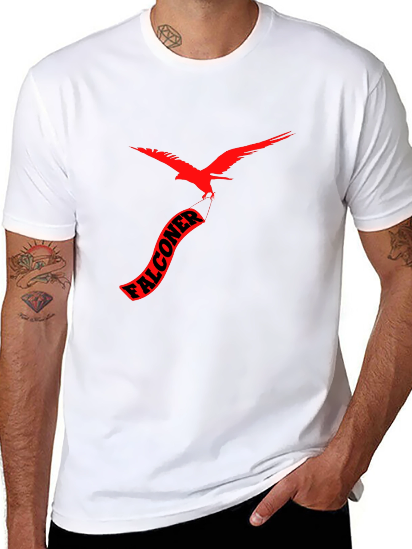 Falconer T-Shirt - Cool Bird Graphic Tee