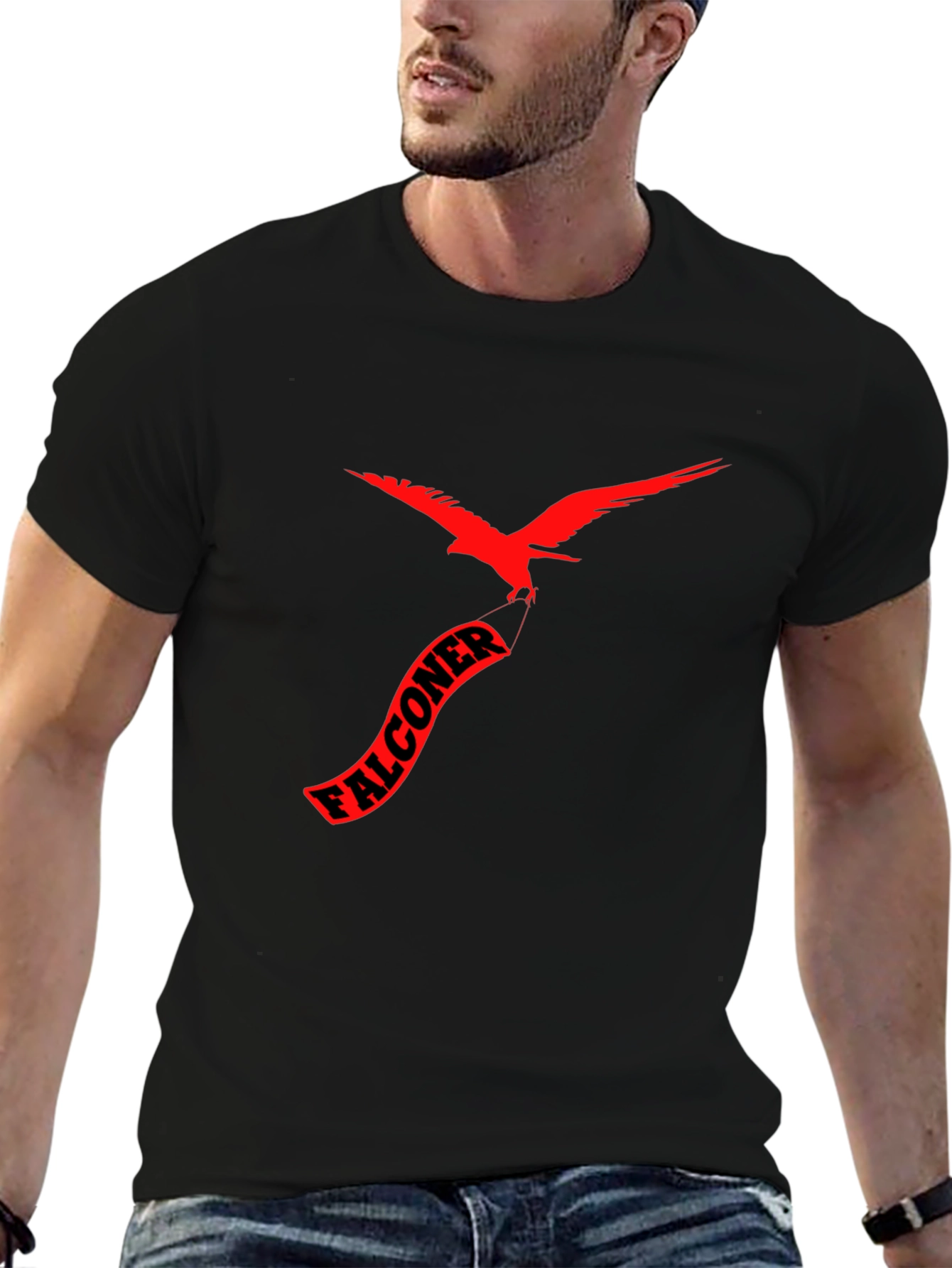 Falconer T-Shirt - Cool Bird Graphic Tee