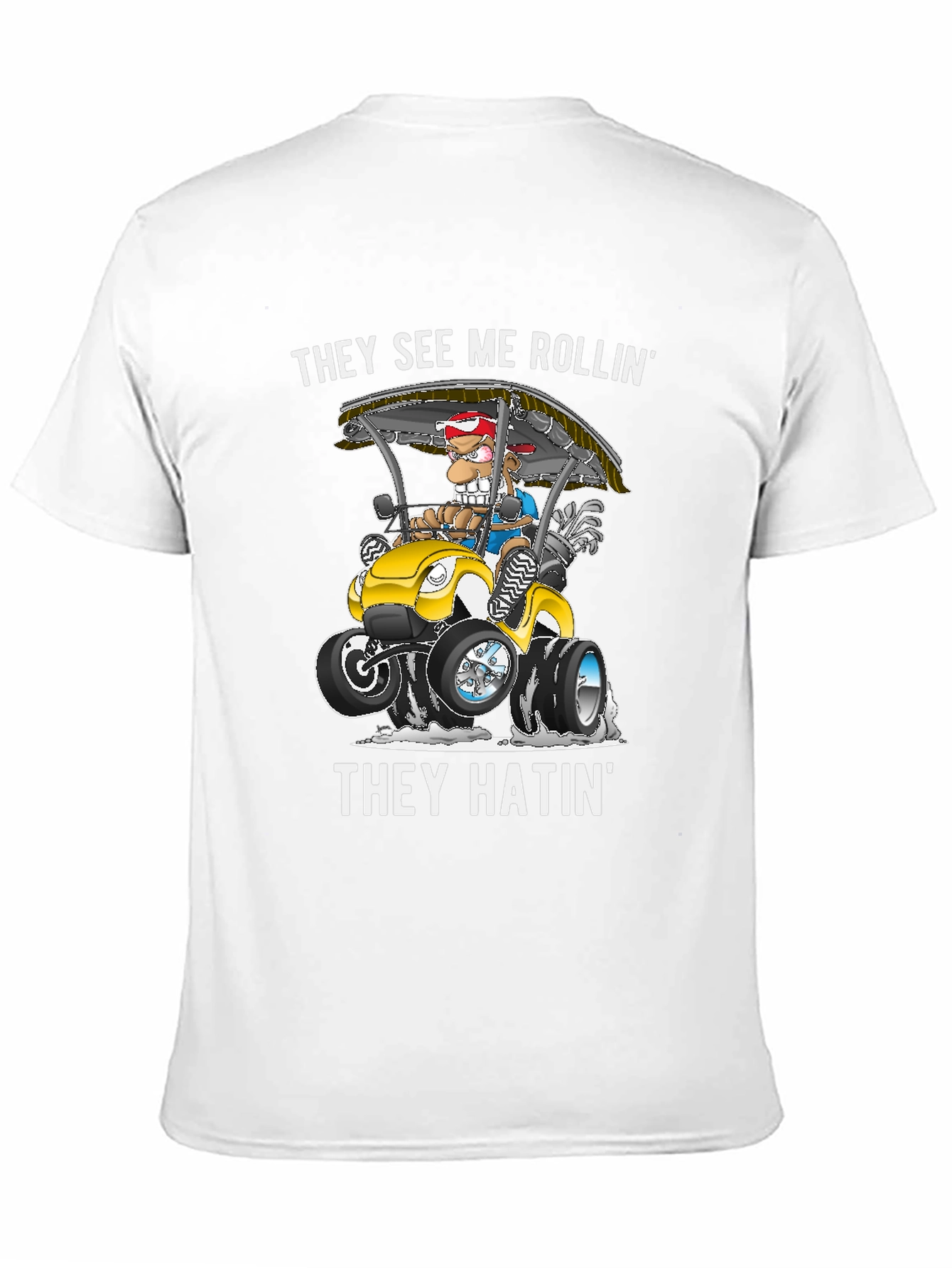 Rollin Golf Cart Graphic Tee
