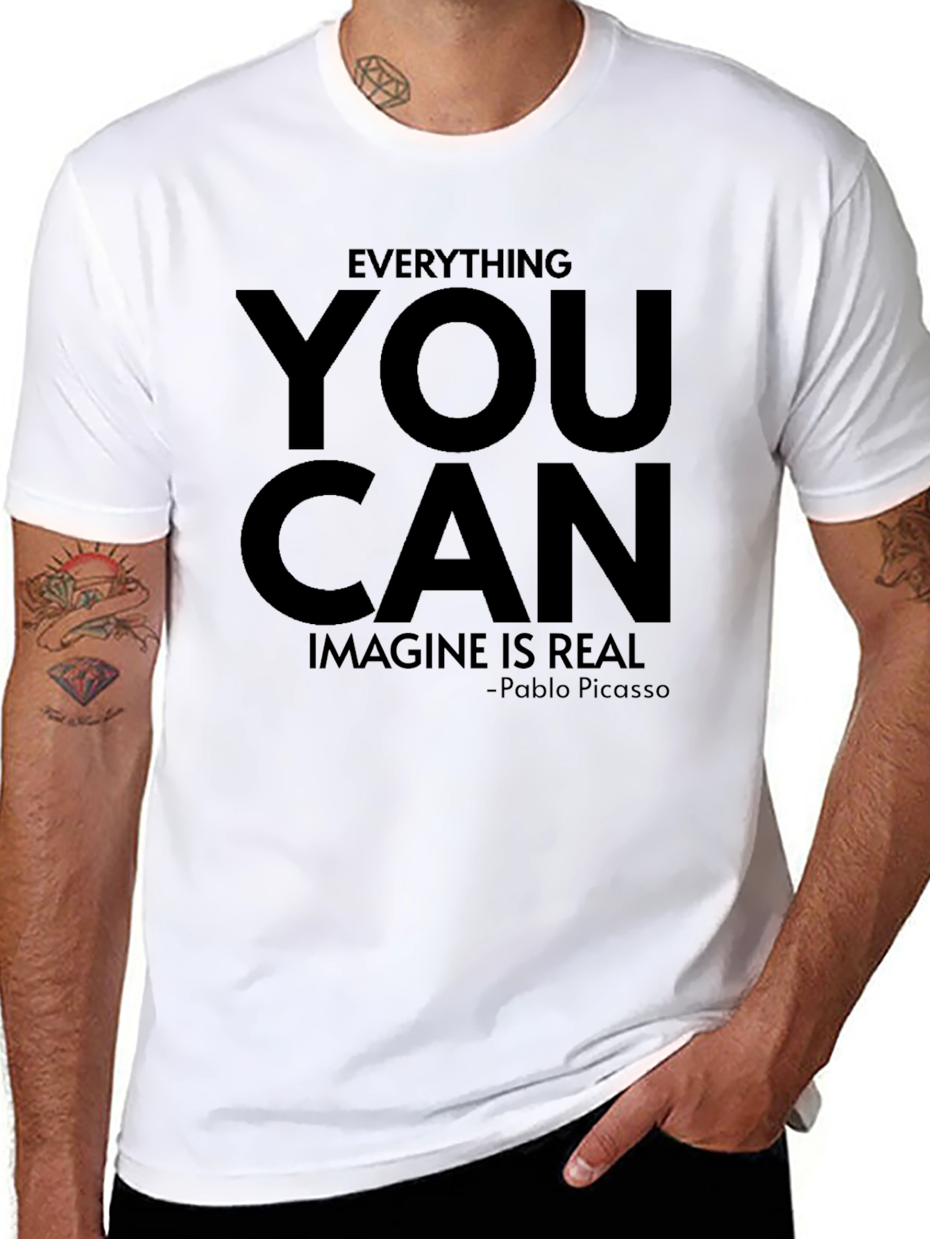 Inspirational Pablo Picasso Quote T-Shirt