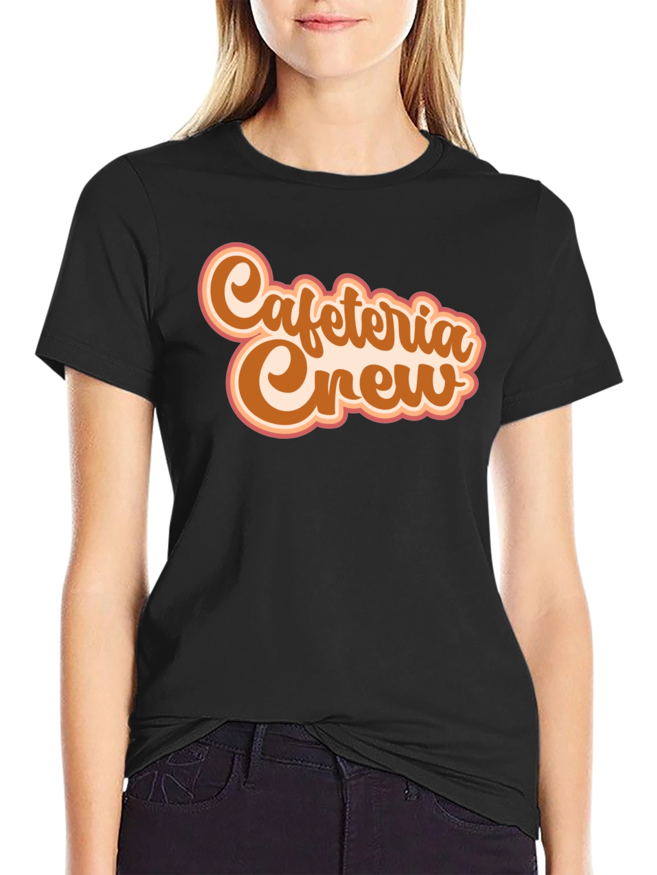 Cafeteria Crew Graphic Tee - Retro Style
