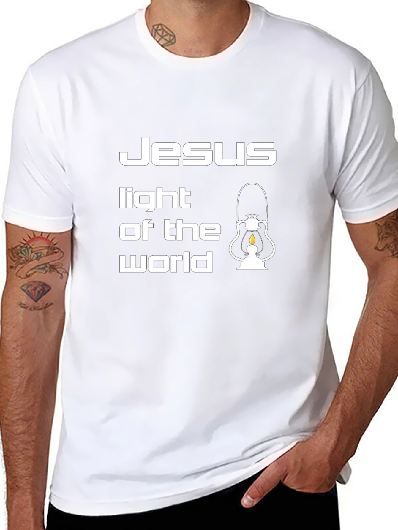 Jesus Light of the World Graphic T-Shirt