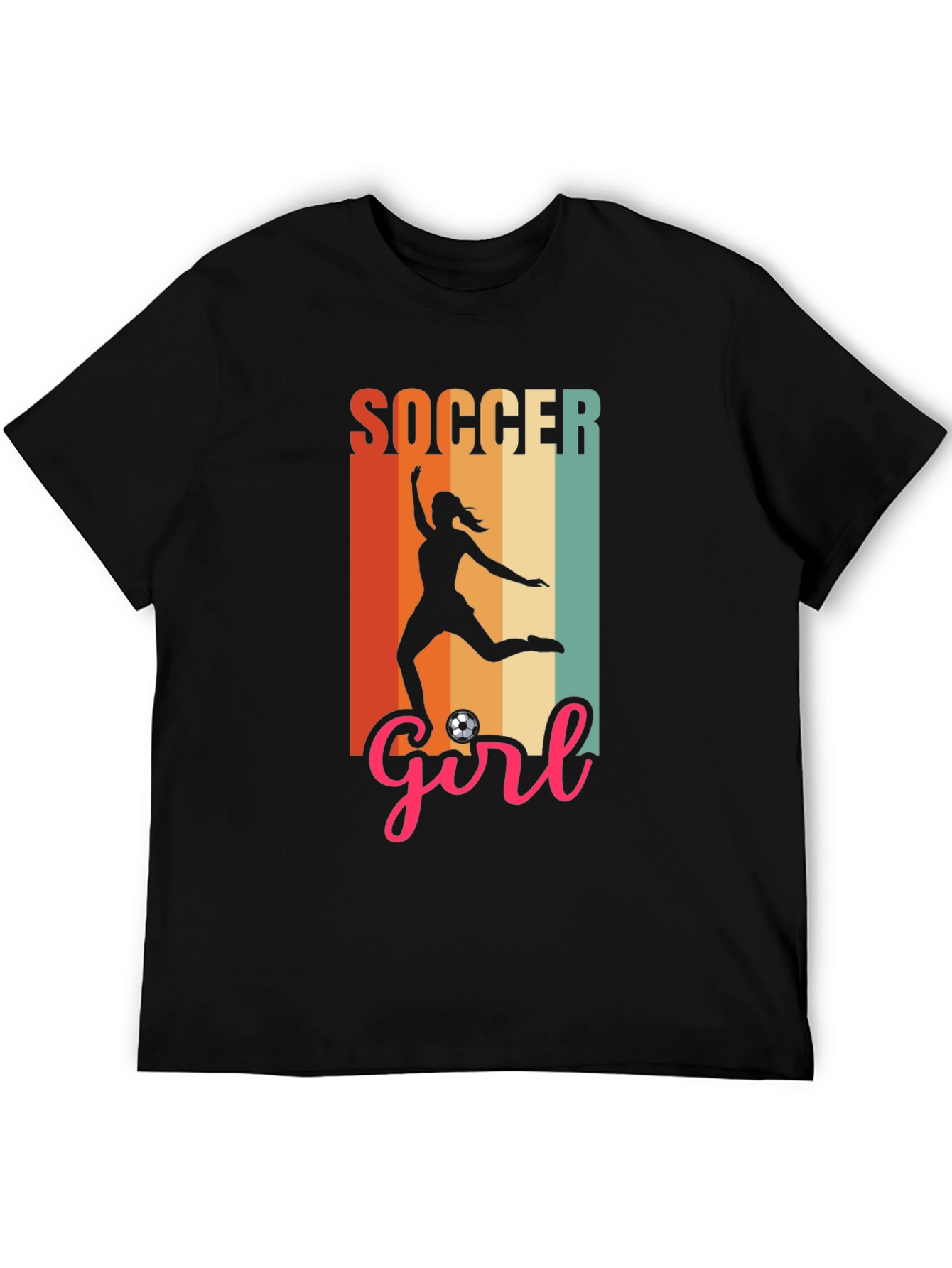 Soccer Girl Graphic Tee - Stylish Sport Shirt