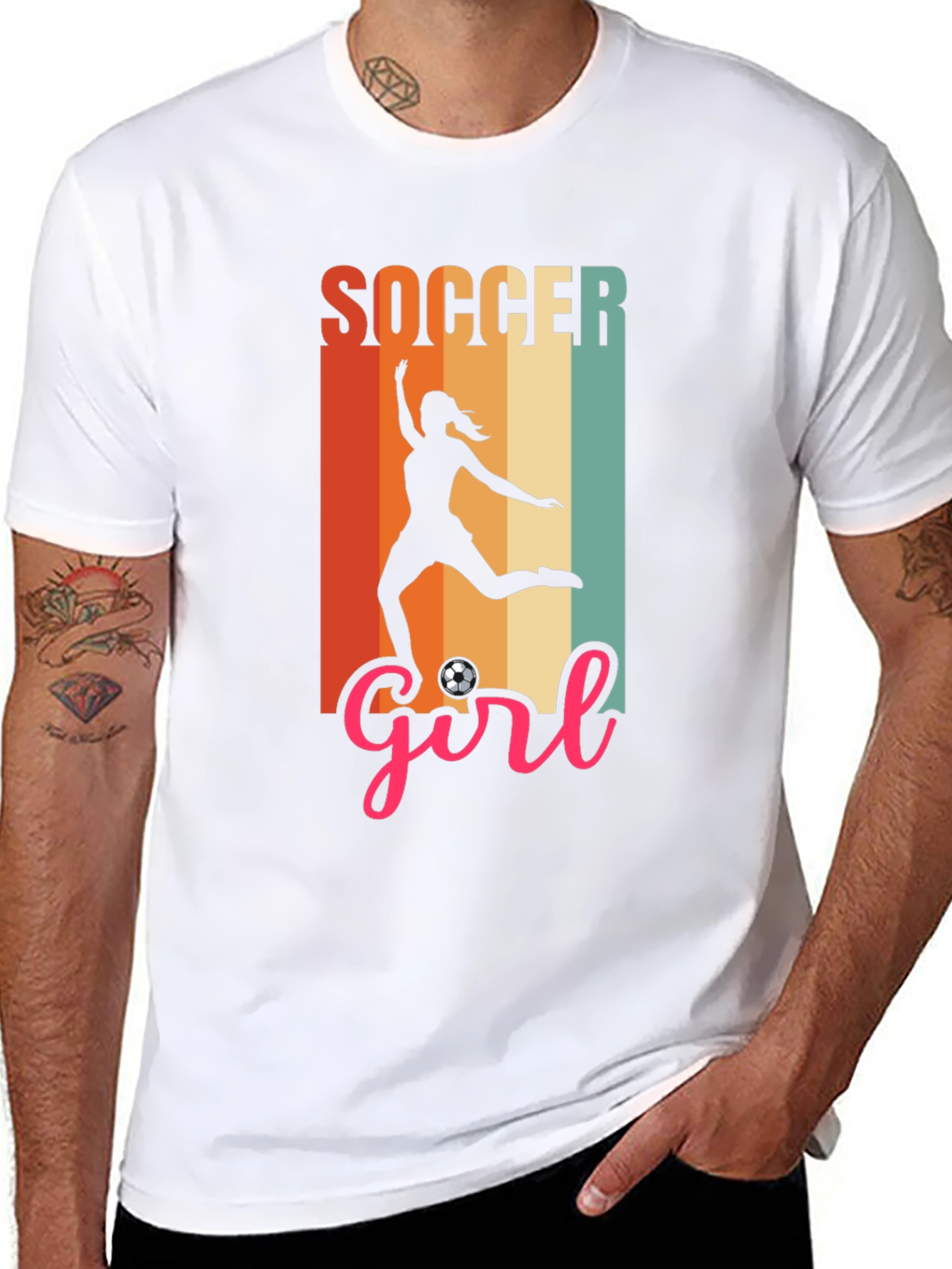 Soccer Girl Graphic Tee - Stylish Sport Shirt