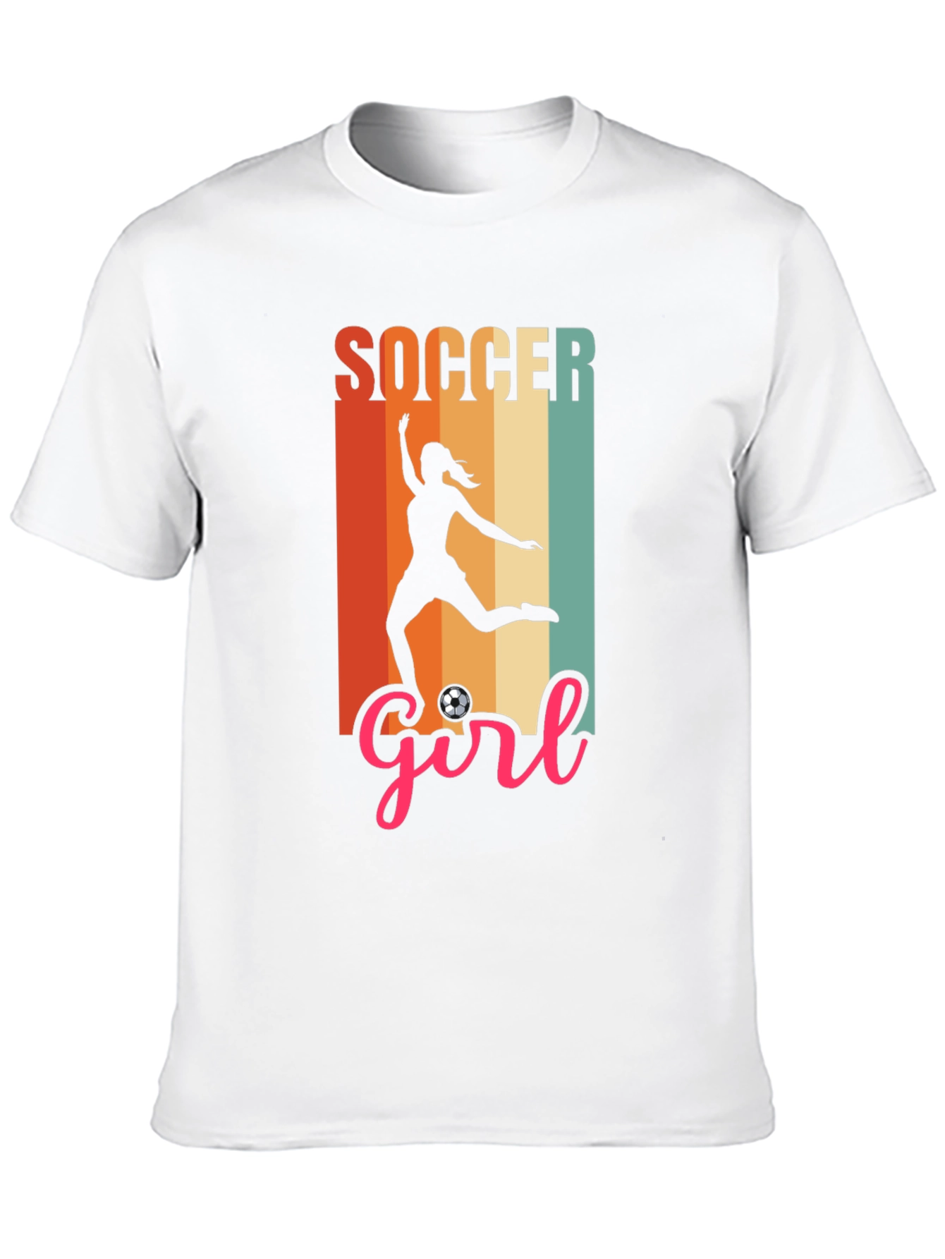 Soccer Girl Graphic Tee - Stylish Sport Shirt