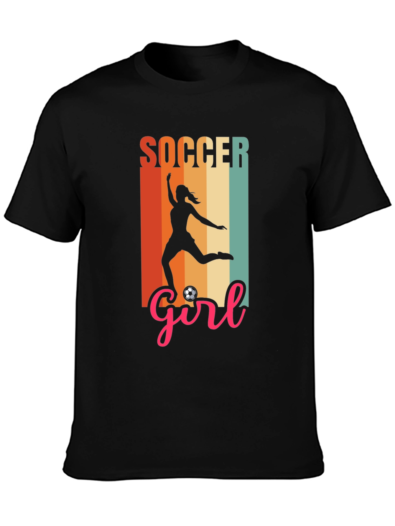 Soccer Girl Graphic Tee - Stylish Sport Shirt