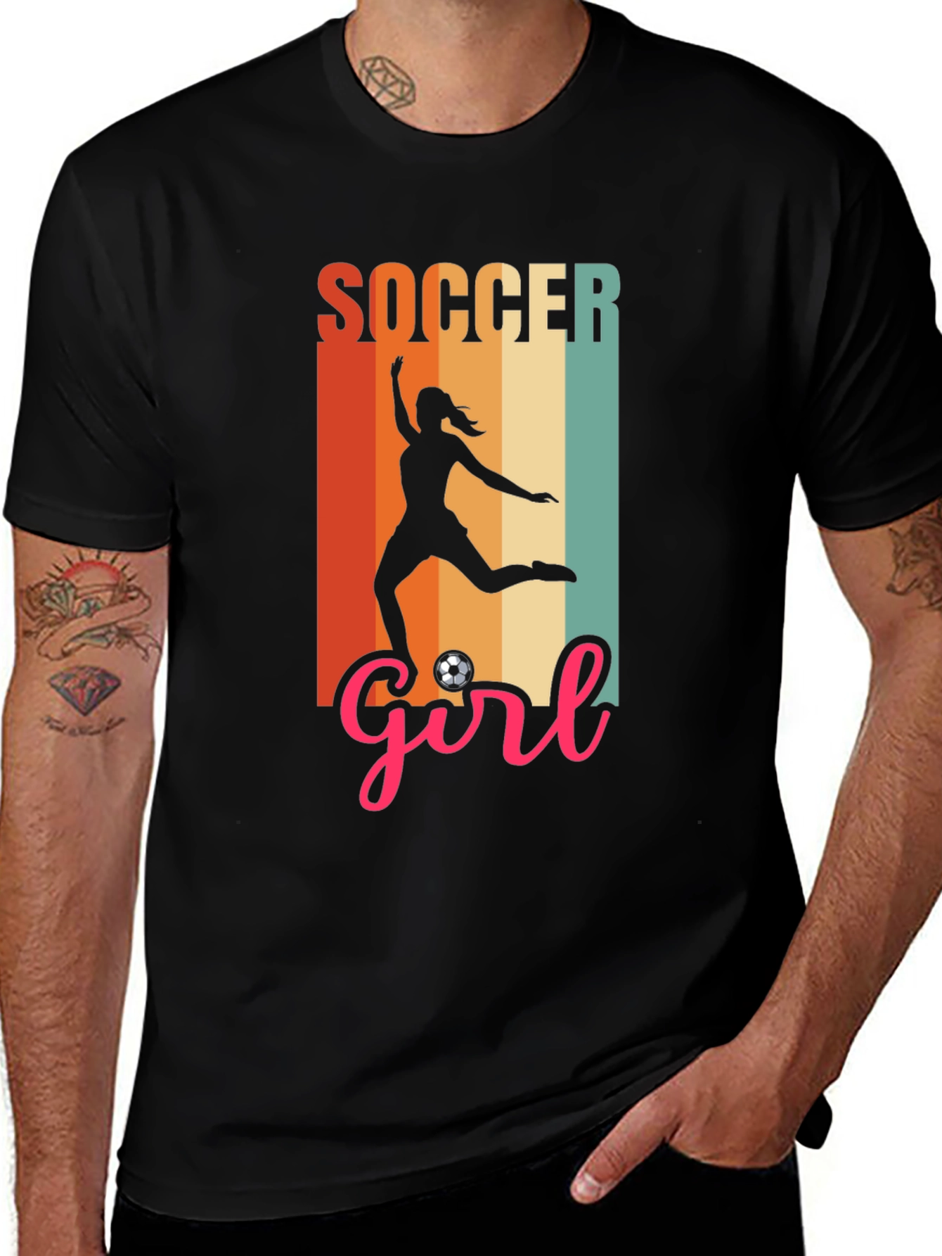 Soccer Girl Graphic Tee - Stylish Sport Shirt