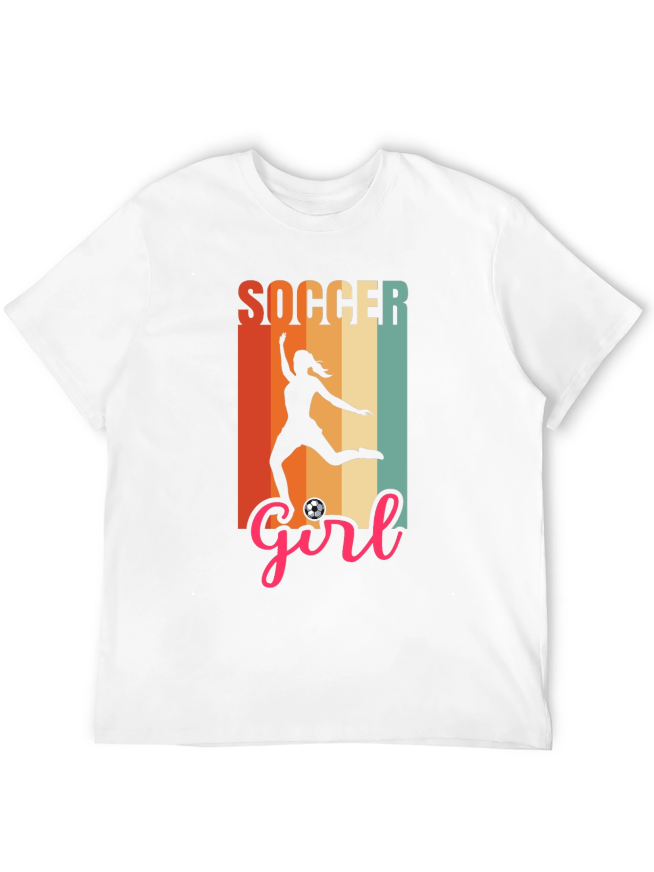 Soccer Girl Graphic Tee - Stylish Sport Shirt