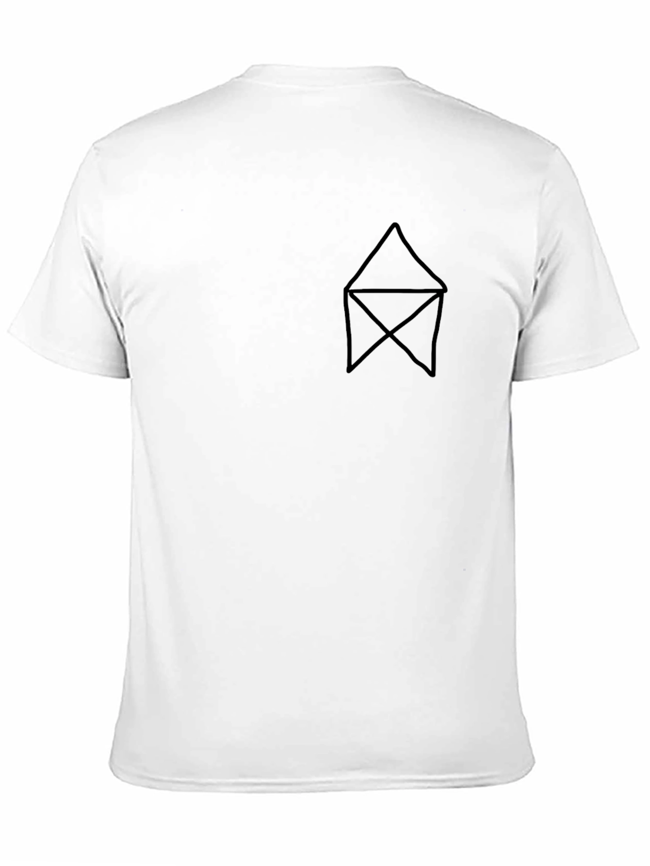 Black T-Shirt with Graphic Print