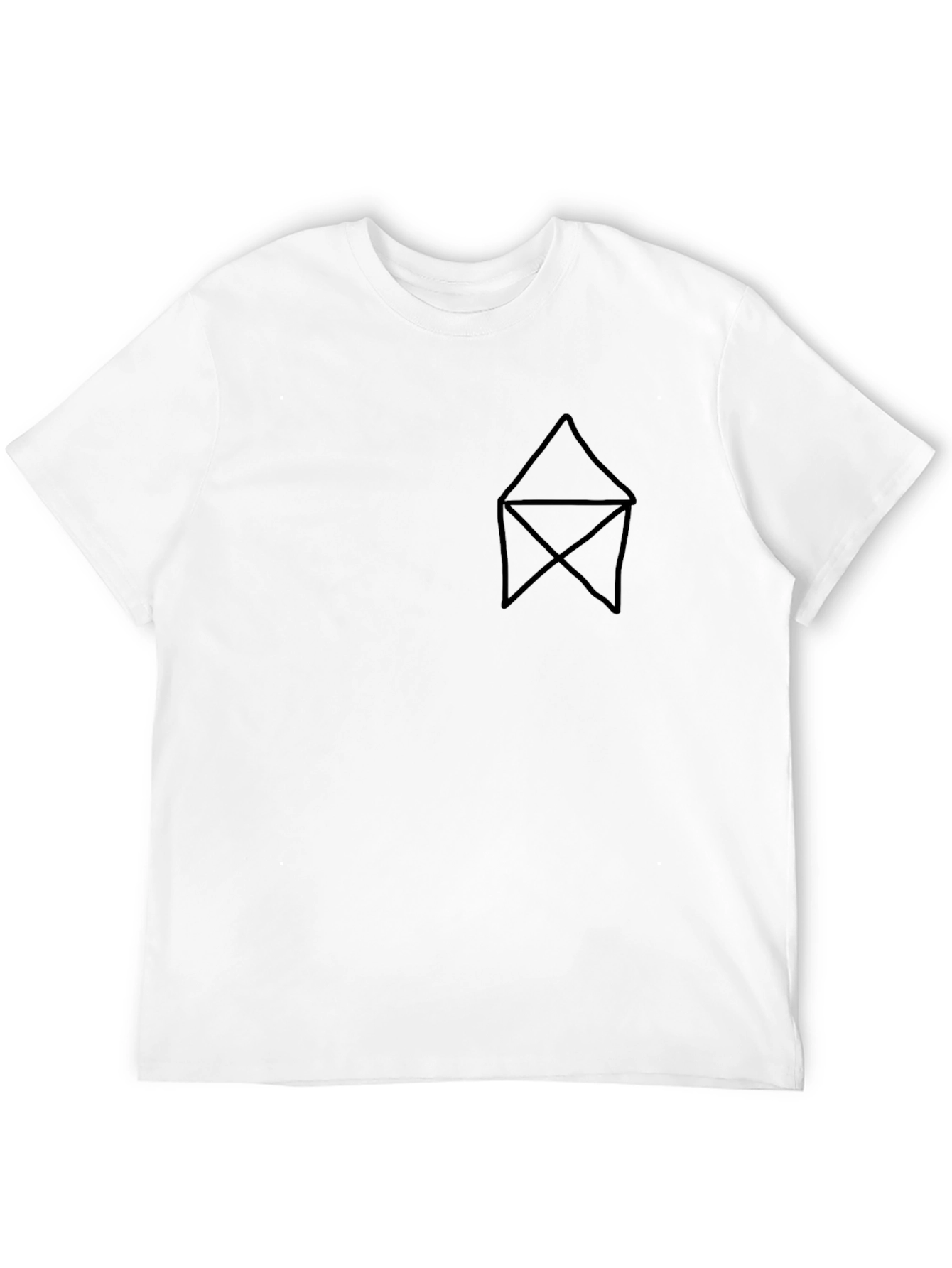 Black T-Shirt with Graphic Print