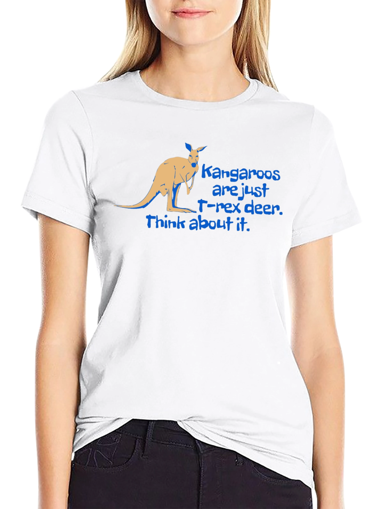 Kangaroo T-Rex Deer Graphic Tee
