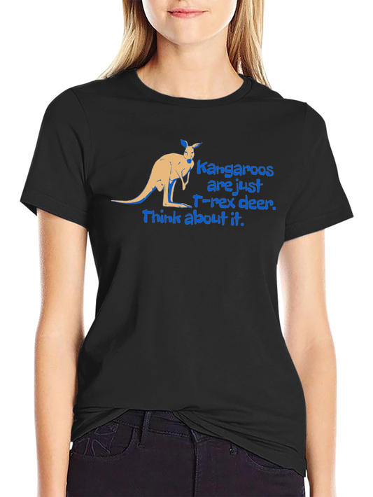 Kangaroo T-Rex Deer Graphic Tee
