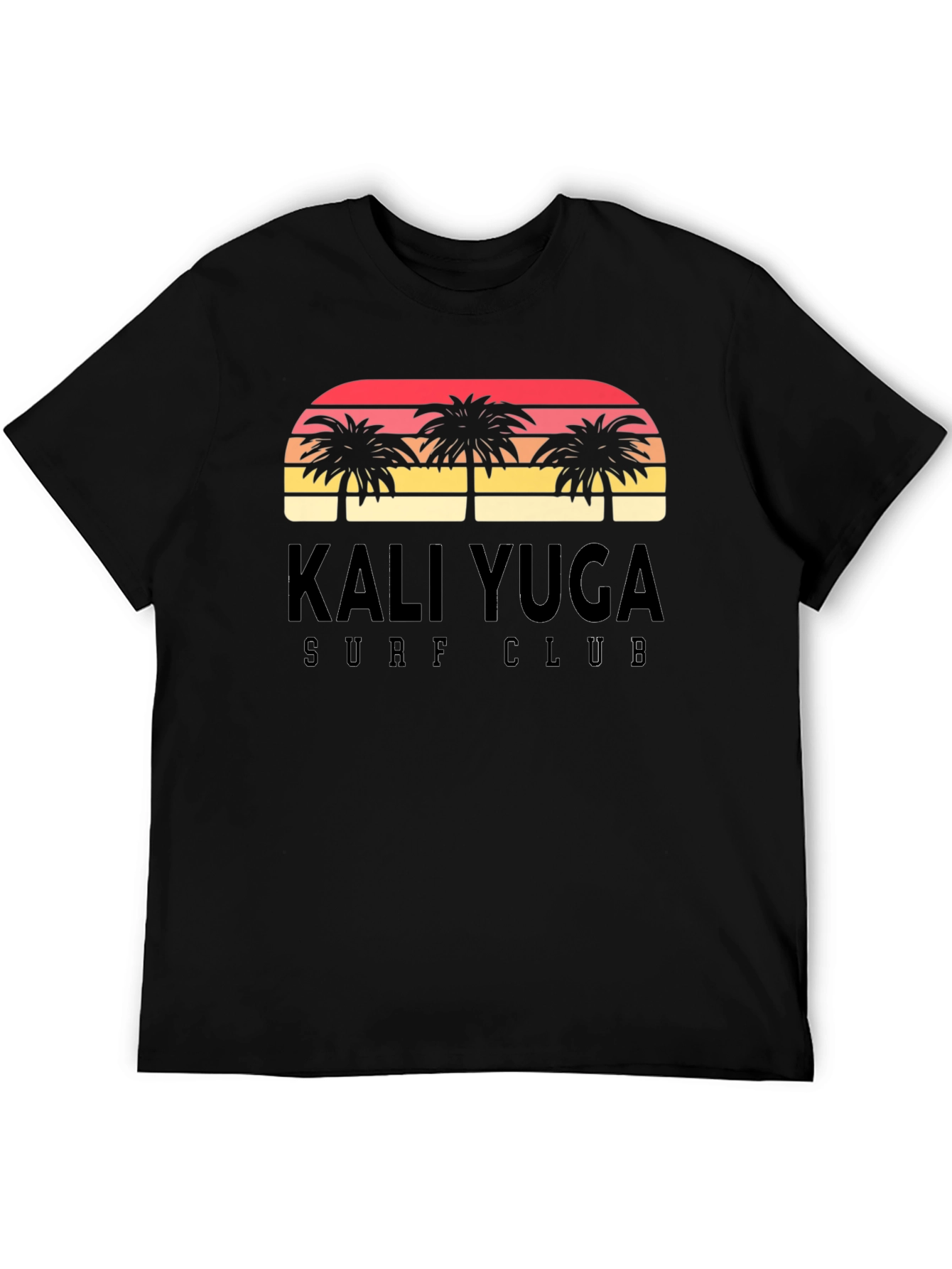 Kali Yuga Surf Club Black Graphic T-Shirt