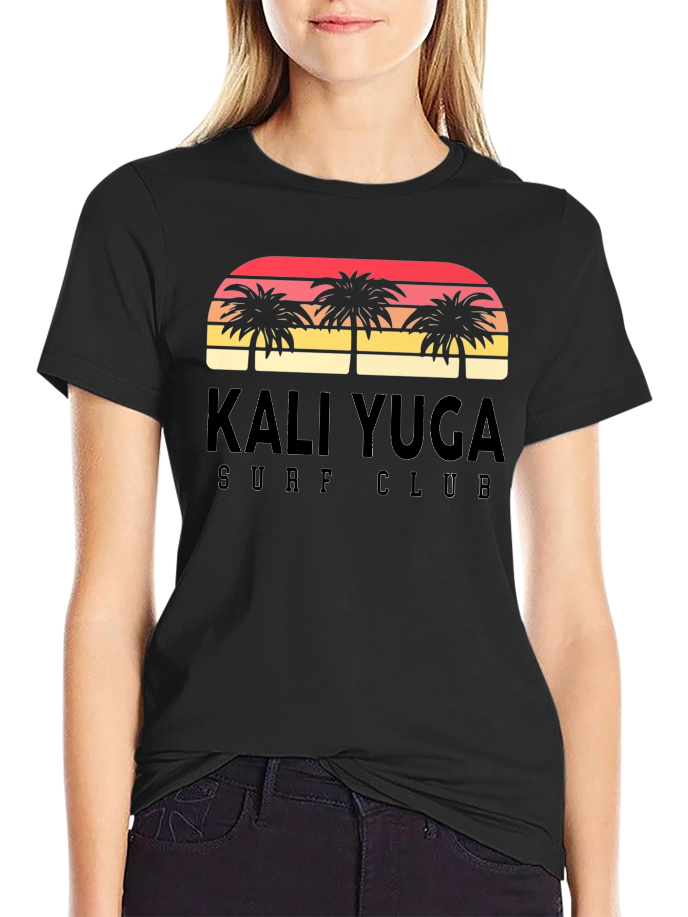 Kali Yuga Surf Club Black Graphic T-Shirt