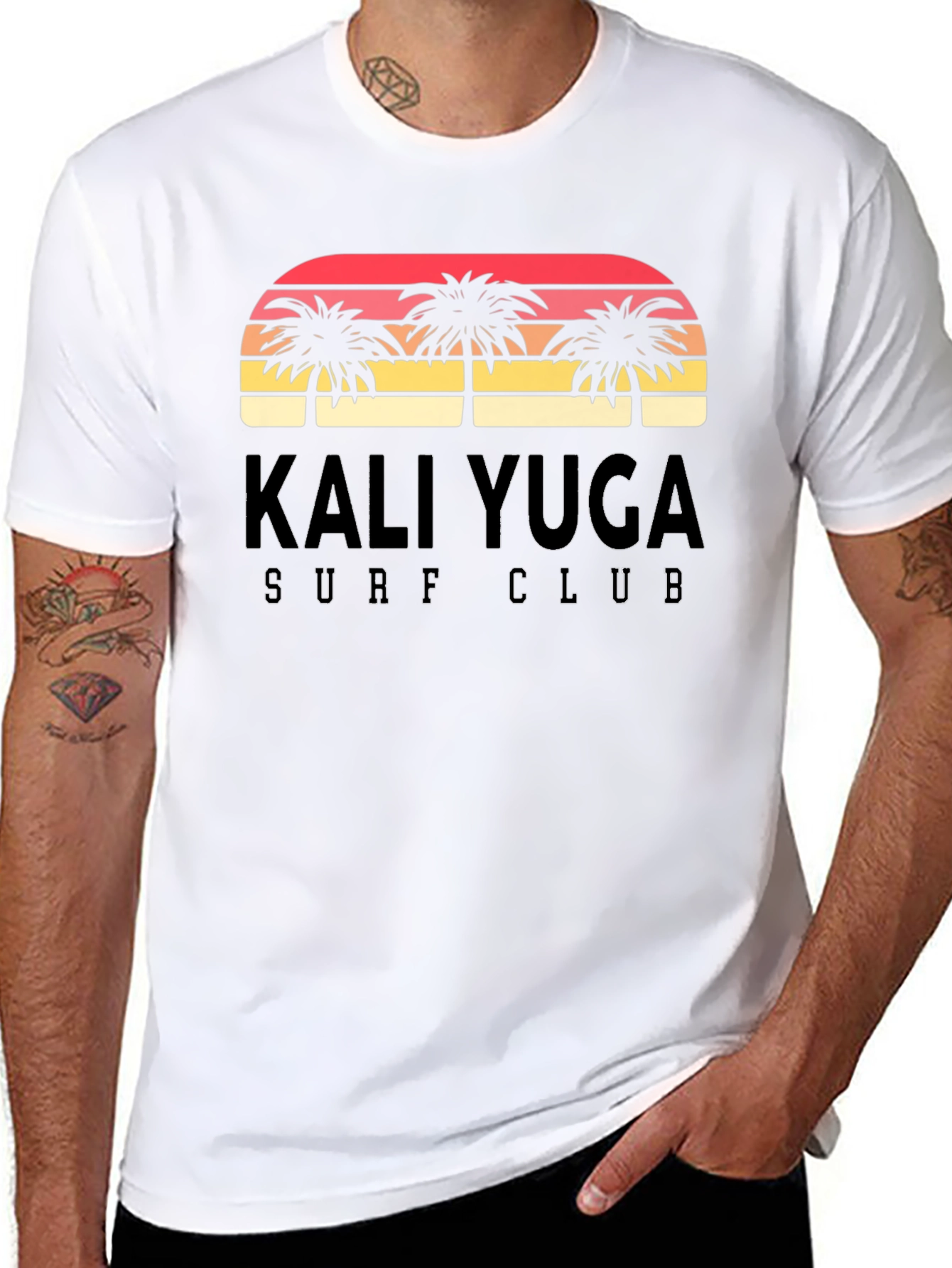 Kali Yuga Surf Club Black Graphic T-Shirt
