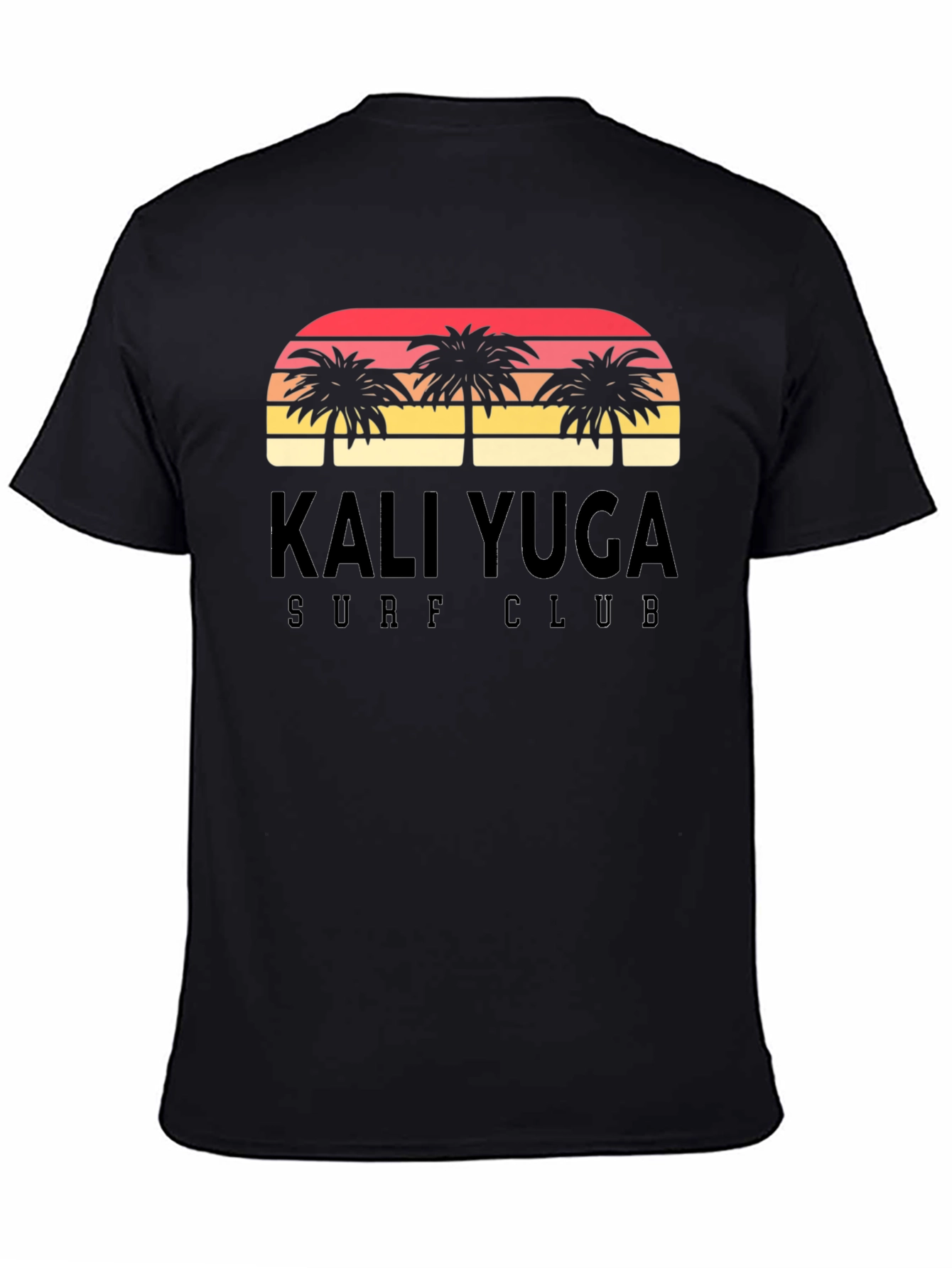 Kali Yuga Surf Club Black Graphic T-Shirt