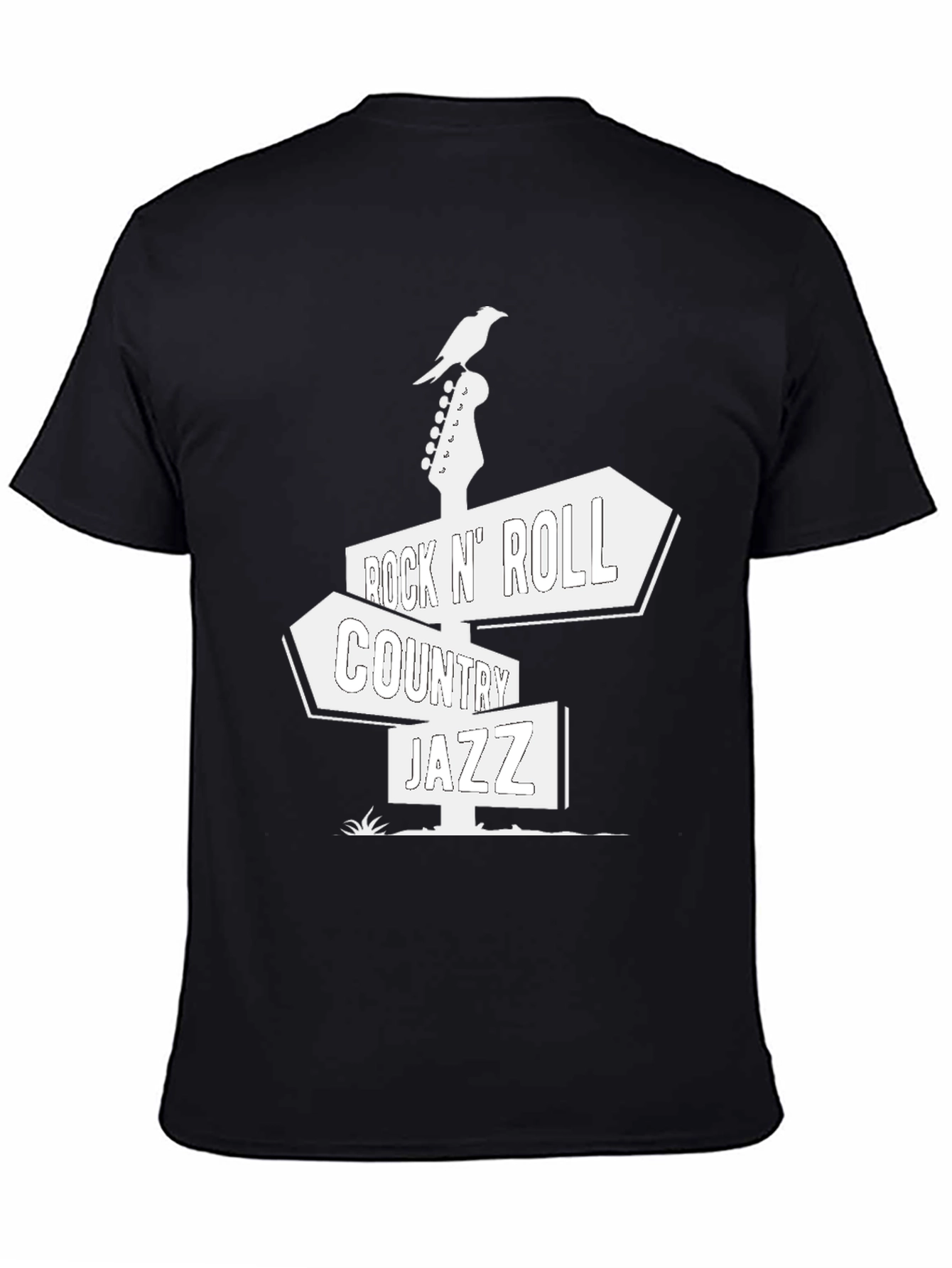 Rock N Roll Country Jazz Graphic Tee