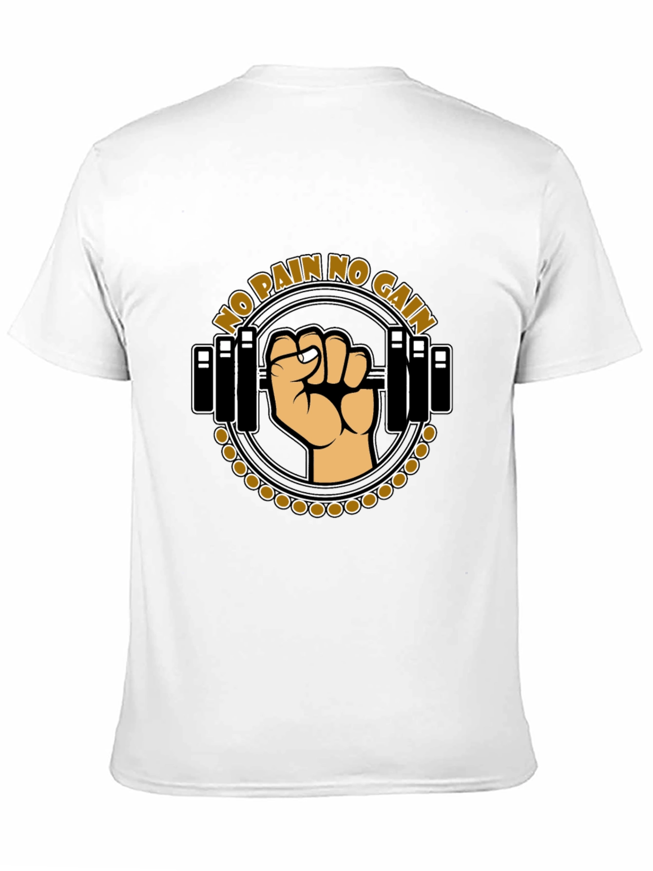 No Pain No Gain Workout T-Shirt - Black